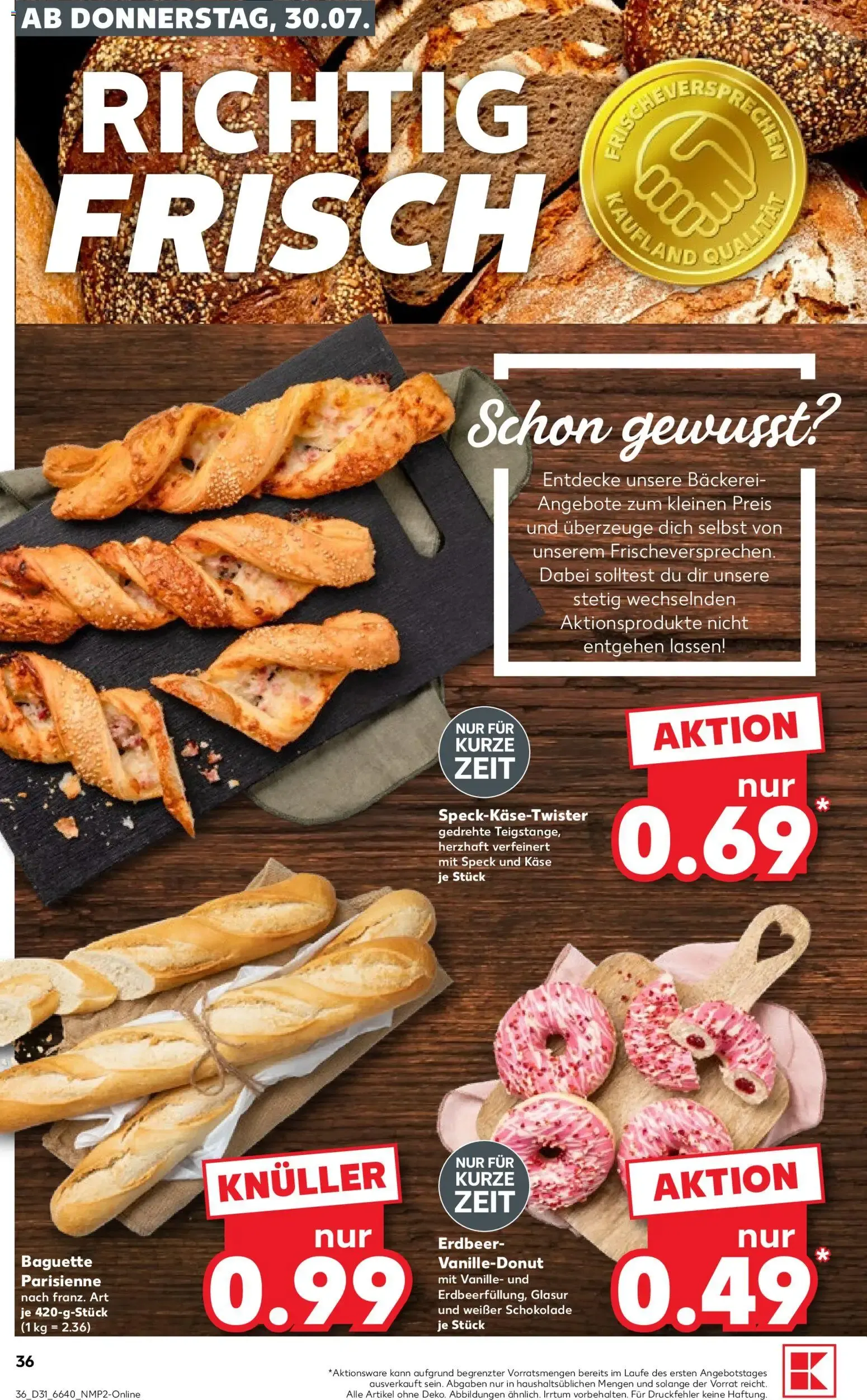 Prospekt Kaufland ab 30.07.2026 » Angebote Online zum Blättern von 30. Juli bis 5. August 2026 - Prospekt seite 36