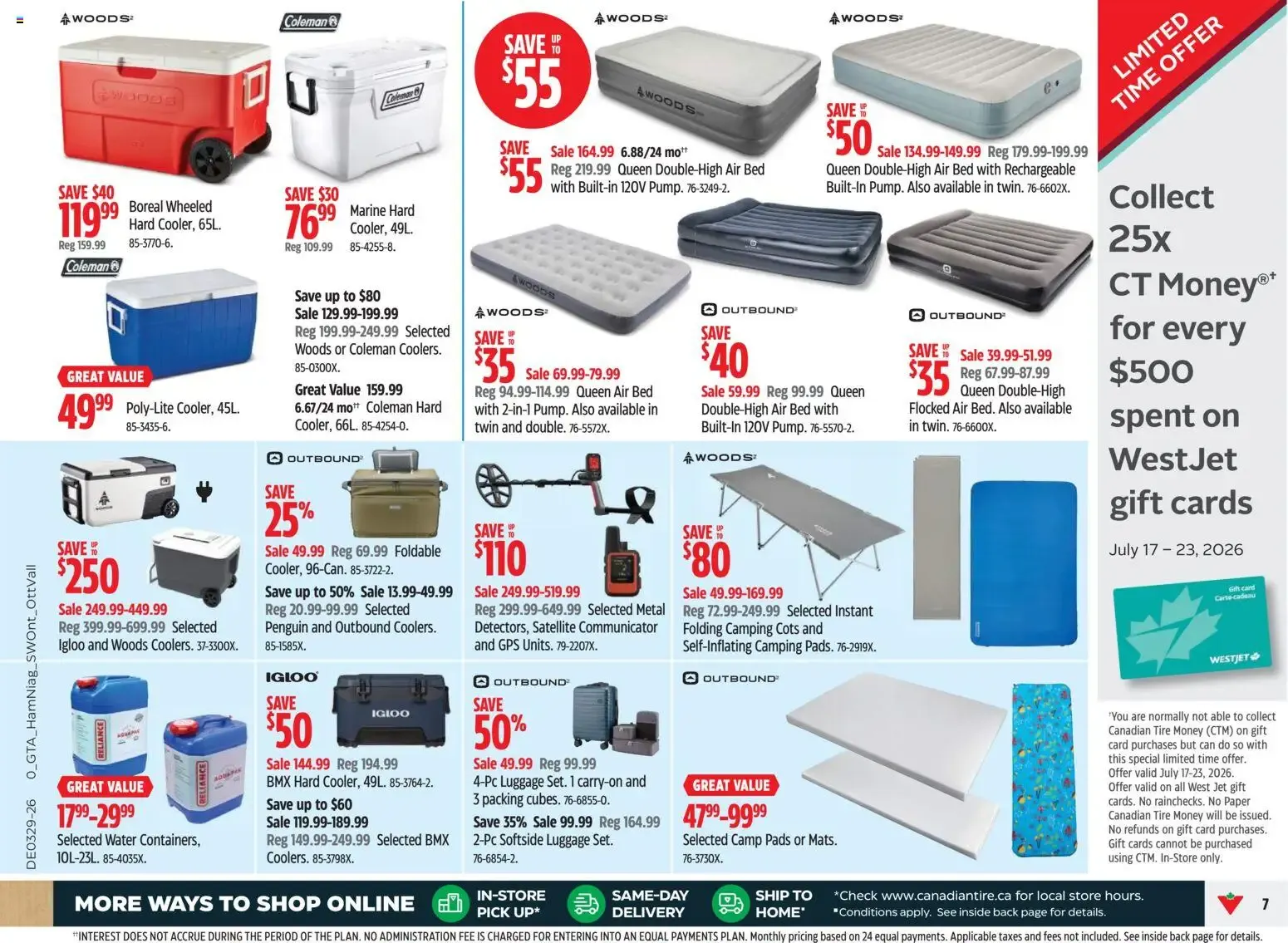 Canadian Tire weekly flyer from Jul 16, 2026 > weekly specials & deals from July 16 to July 22 2026 - flyer page 7