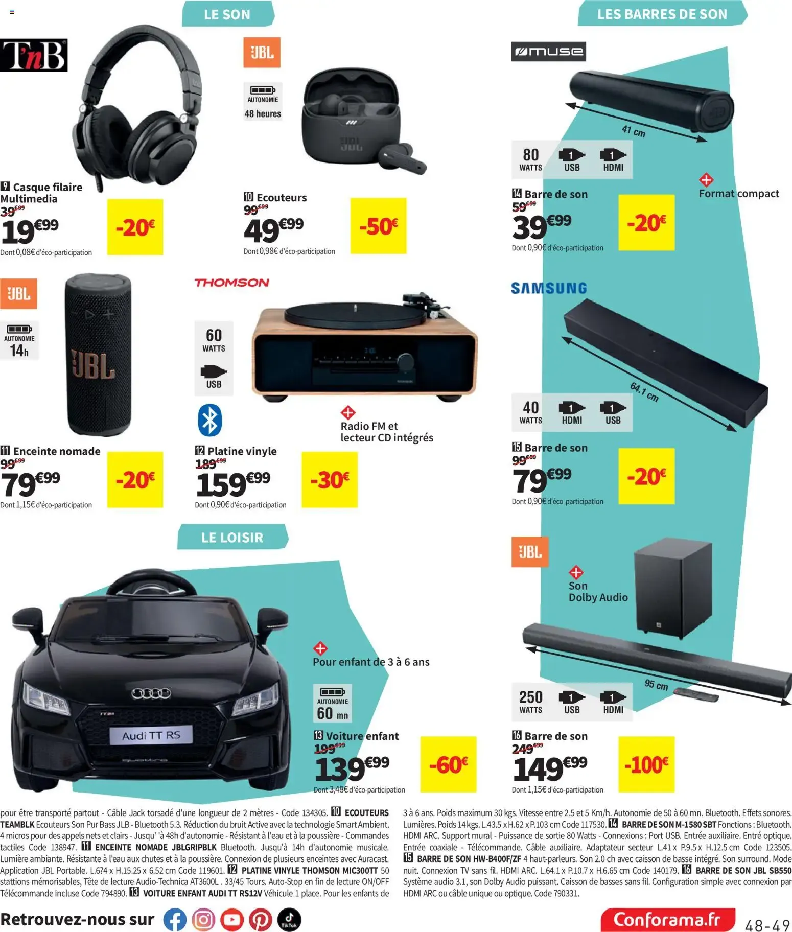 Conforama catalogue à partir du 09/06/2026 - promo en ligne du 9 juin au 6 juillet 2026 - Catalogue page 49