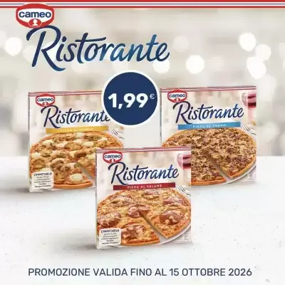 Cameo Ristorante Pizzas da 1 ottobre a 15 ottobre di 2026 - Pagina del volantino 1