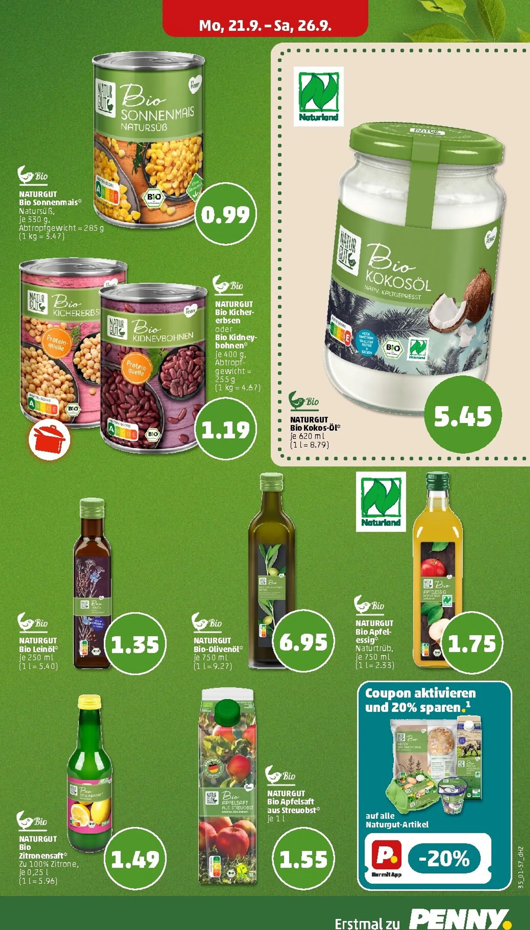 PENNY Prospekt nächste Woche – von Montag 21.09.2026 bis Samstag 26.09.2026 von 21. September bis 26. September 2026 - Prospekt seite 15