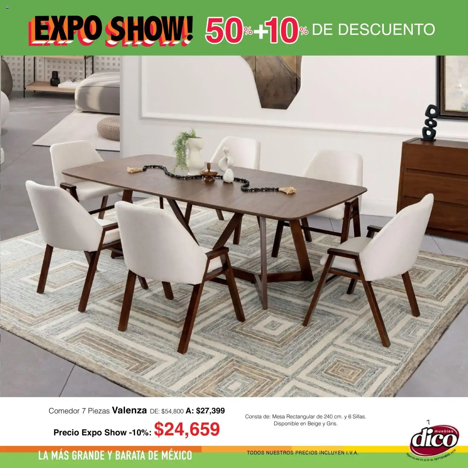 Catálogo de Muebles Dico catálogo Expo Show (04/09/2026 - 22/09/2026) - catálogo en línea 4 de septiembre al 22 de septiembre 2026 - Pagina 7