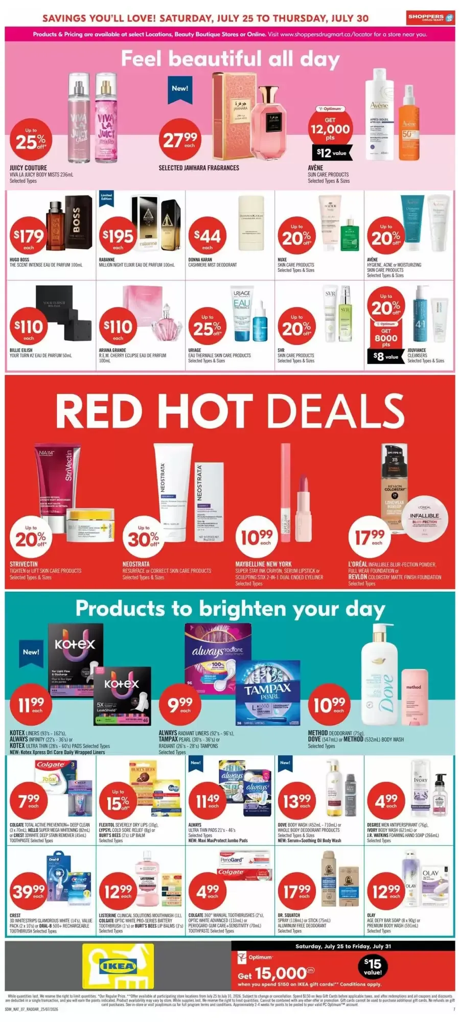 Shoppers Drug Mart flyer week 30 from July 25 to July 30 2026 - flyer page 13