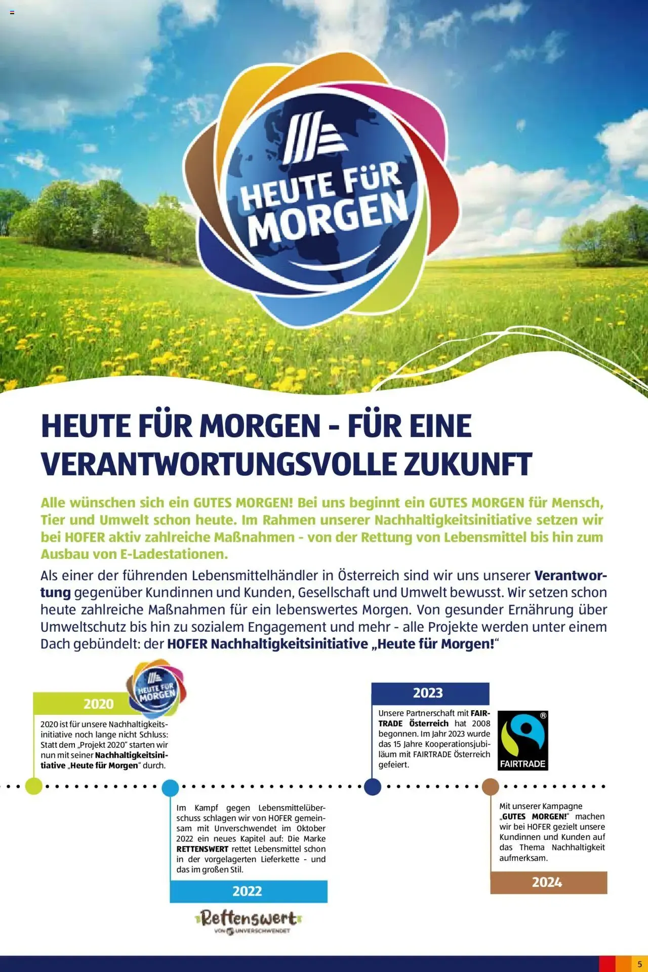 HOFER - GUTES MORGEN! HEUTE FÜR MORGEN von 2. Oktober bis 2. Oktober 2026 - Flugblätt seite 5