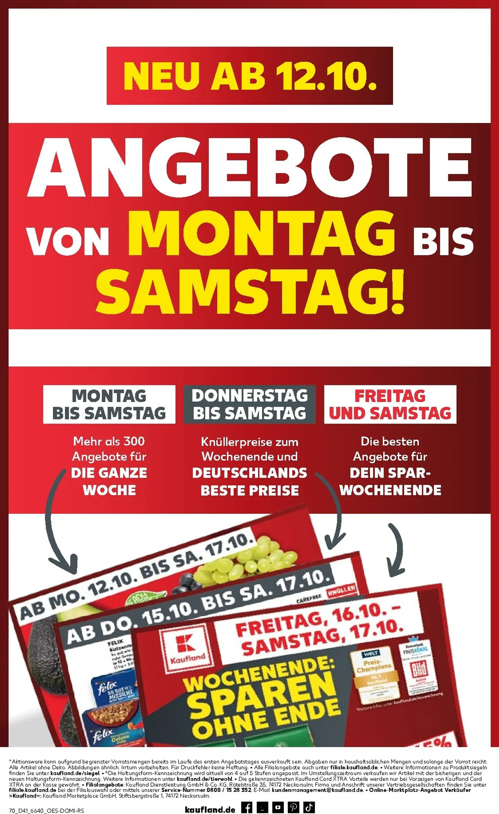 Neuer Kaufland Prospekt – von Donnerstag 08.10.2026 bis Mittwoch 14.10.2026 von 8. Oktober bis 14. Oktober 2026 - Prospekt seite 5