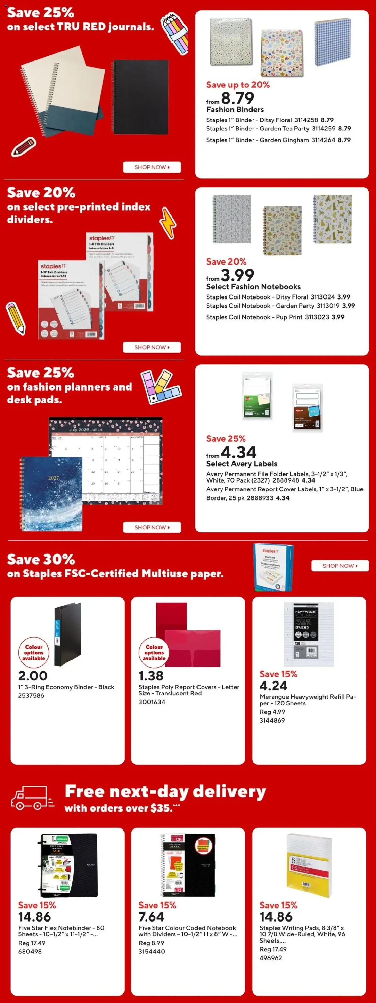 Staples.ca Shop Now from August 28 to September 3 2026 - flyer page 7