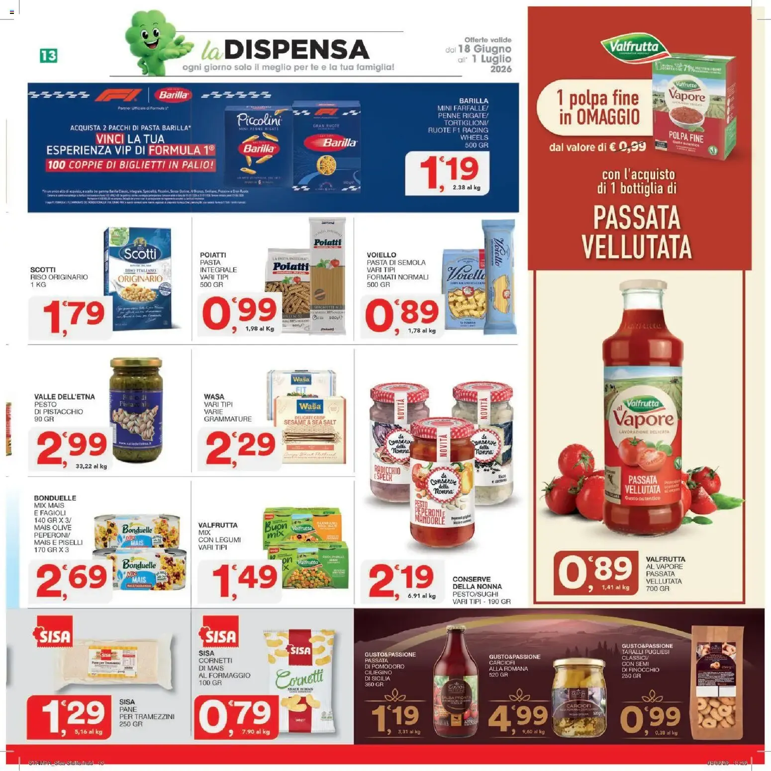SISA - Offerte valide dal 18 Giugno all' 1 Luglio 2026 da 18 giugno a 1 luglio di 2026 - Pagina del volantino 13