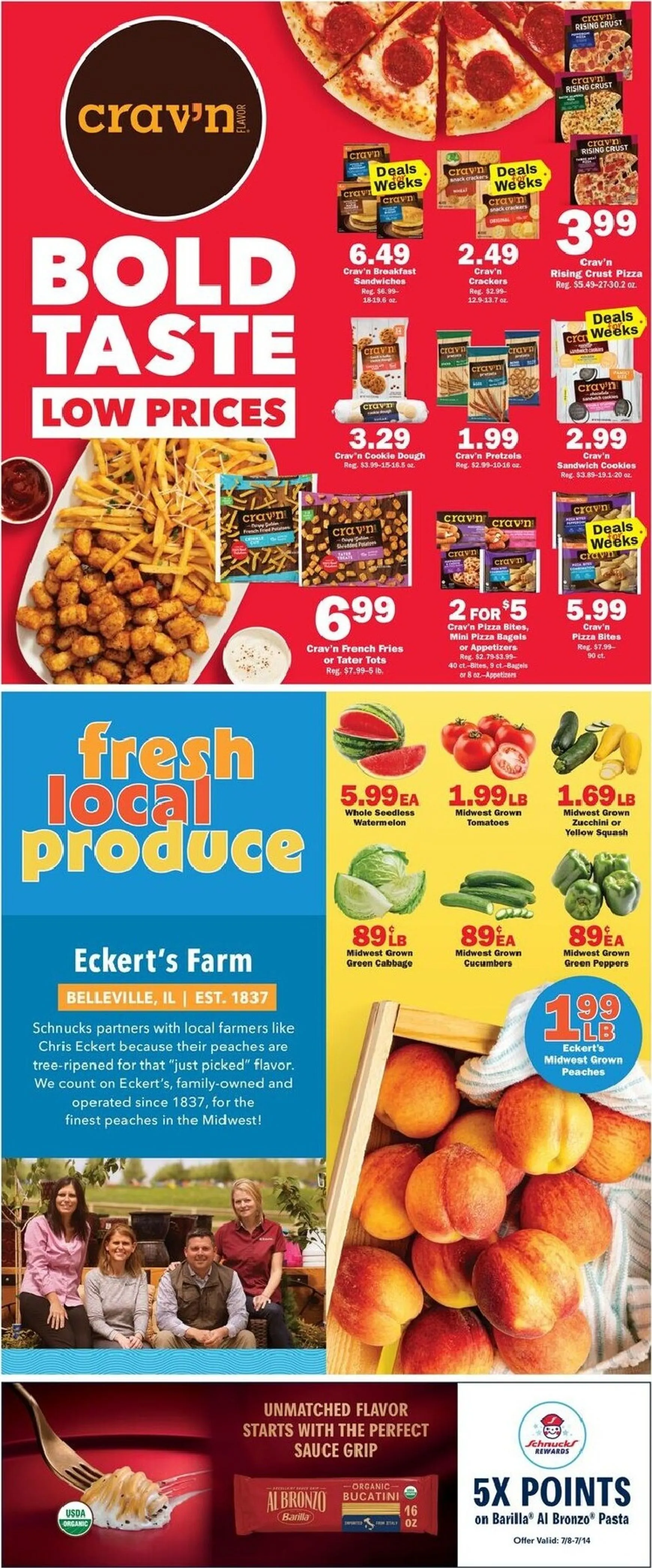 Weekly promotion Schnucks Big Savings All Week! spanning from July 8 to July 14 2026 - Page 2 for Catalogue 365