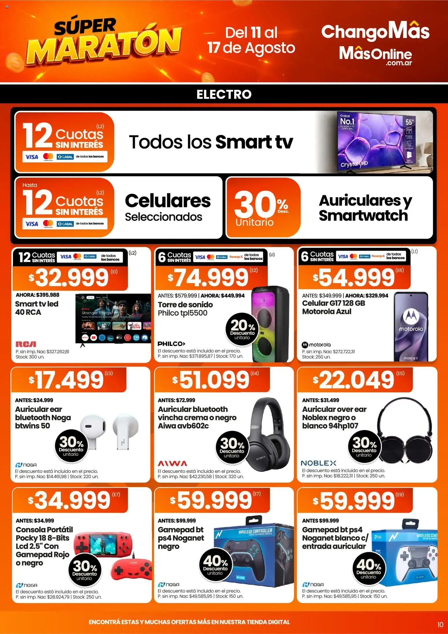 Ofertas de Súper Maratón Chango Más: Juguetería y ofertas 11 de agosto al 17 de agosto 2026 - Página 10 del catálogo