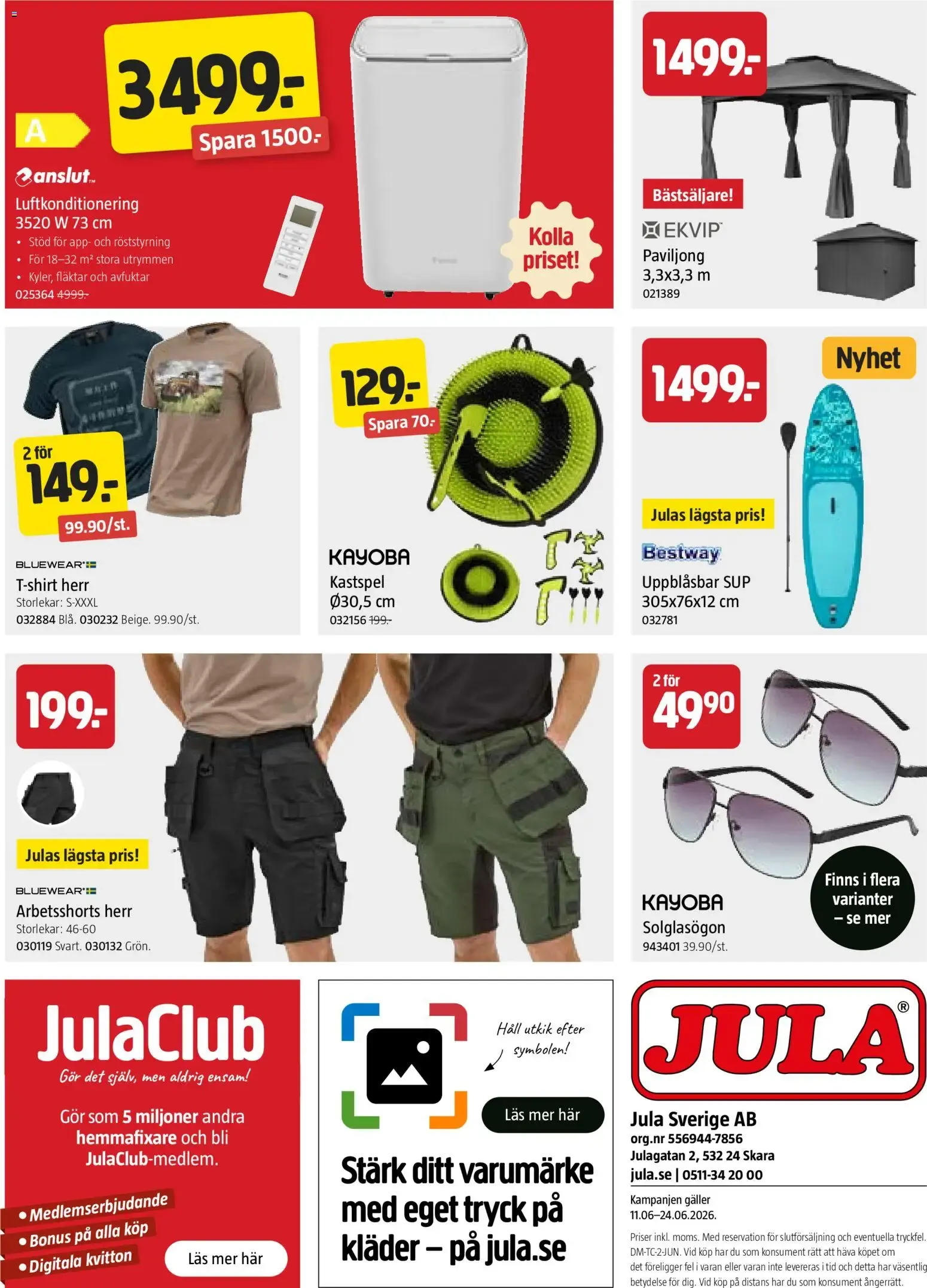 Jula erbjudanden från 11/06/2026 - 24/06/2026 > Reklamblad nuvarande rabatter från 11 juni till 24 juni 2026 - Reklamblad sidor 10