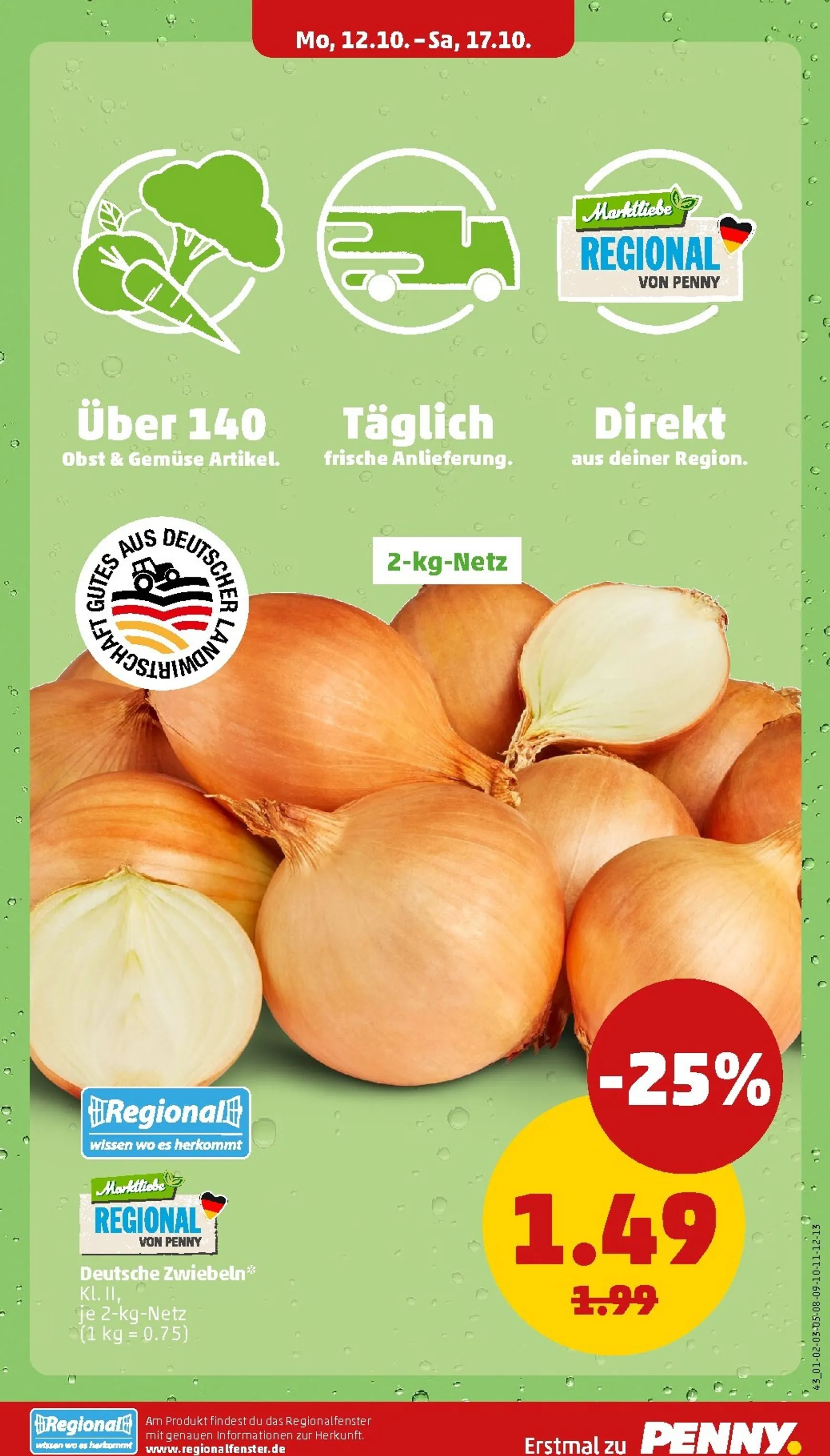 PENNY Prospekt nächste Woche – von Montag 12.10.2026 bis Samstag 17.10.2026 von 12. Oktober bis 17. Oktober 2026 - Prospekt seite 7
