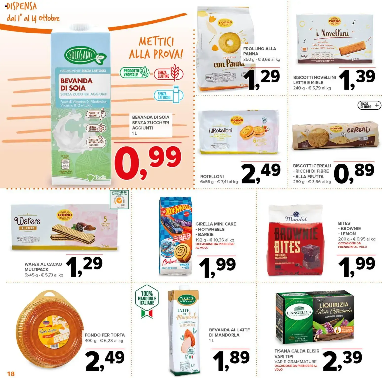 Todis: Offerte dal 1 al 14 Ottobre da 1 ottobre a 14 ottobre di 2026 - Pagina del volantino 18