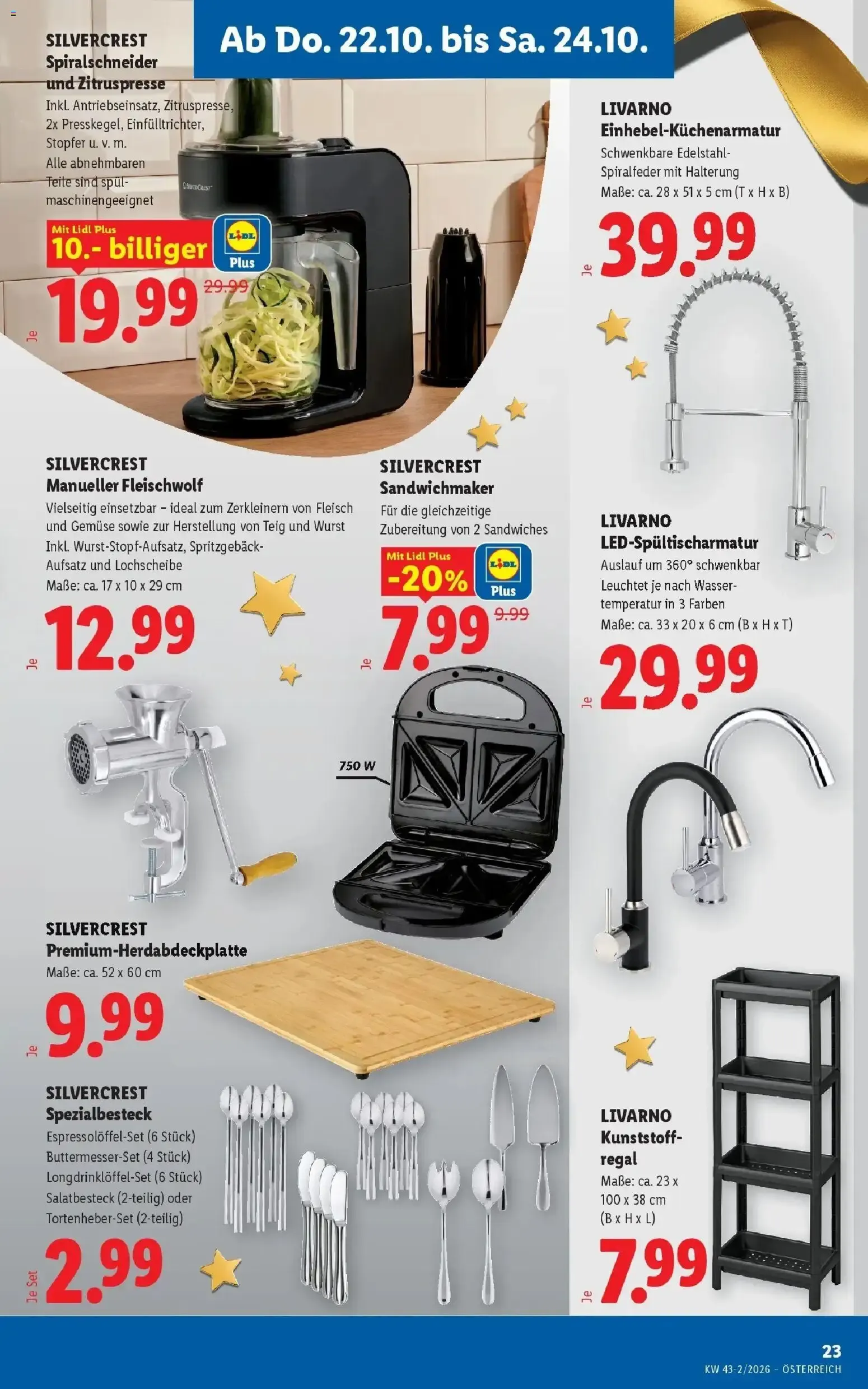 Lidl Flugblatt - Wien ab 18.10.2026 - Angebote ab donnerstag von 22. Oktober bis 24. Oktober 2026 - Flugblätt seite  29