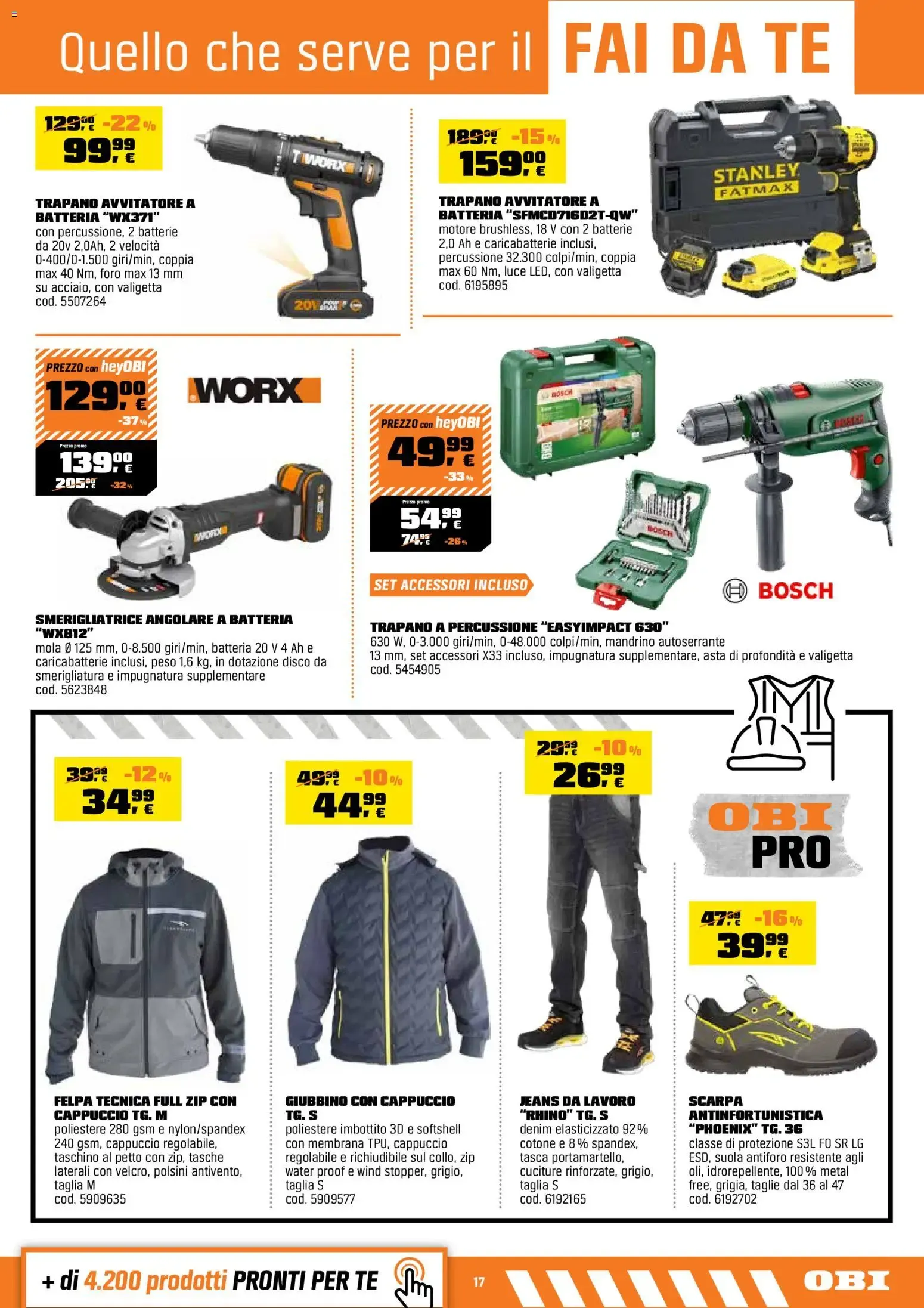 Nuovo OBI volantino dal 15/10/2026 > offerte anteprima 🛍️ da 15 ottobre a 8 novembre di 2026 - Pagina del volantino 17