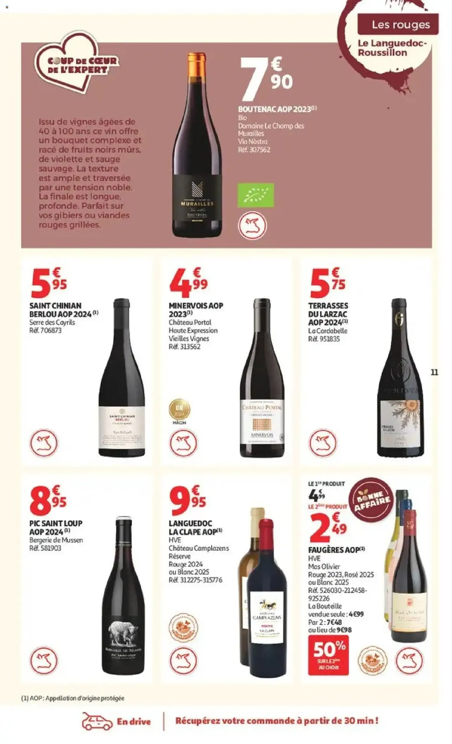Auchan - Offerts Foire aux vins à partir du 25/09/2026 - promo en ligne du 25 septembre au 11 octobre 2026 - Catalogue page 11