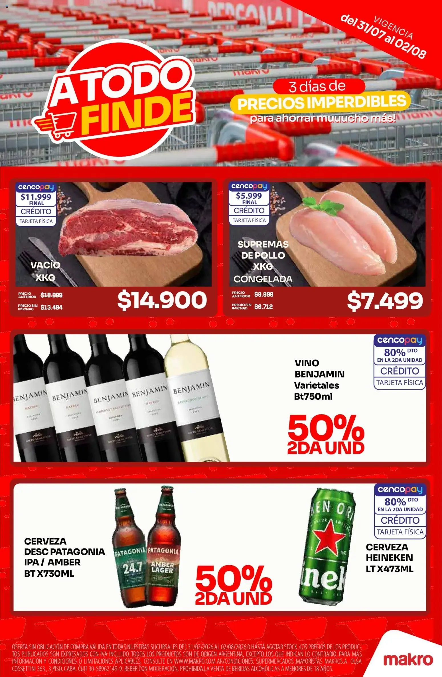 Ofertas de Makro Ofertas atodo finde del 31/07/2026 - 02/08/2026 31 de julio al 2 de agosto 2026 - Página 2 del catálogo
