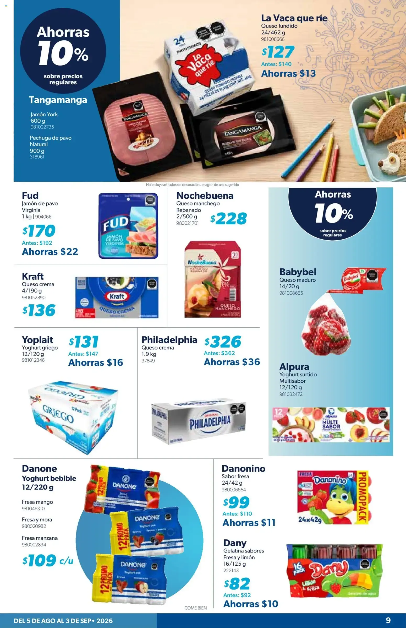 Catálogo de CUPONERA SAMS | Folleto de 05/08, Ofertas Agosto 2026 5 de agosto al 3 de septiembre 2026 - Pagina 9