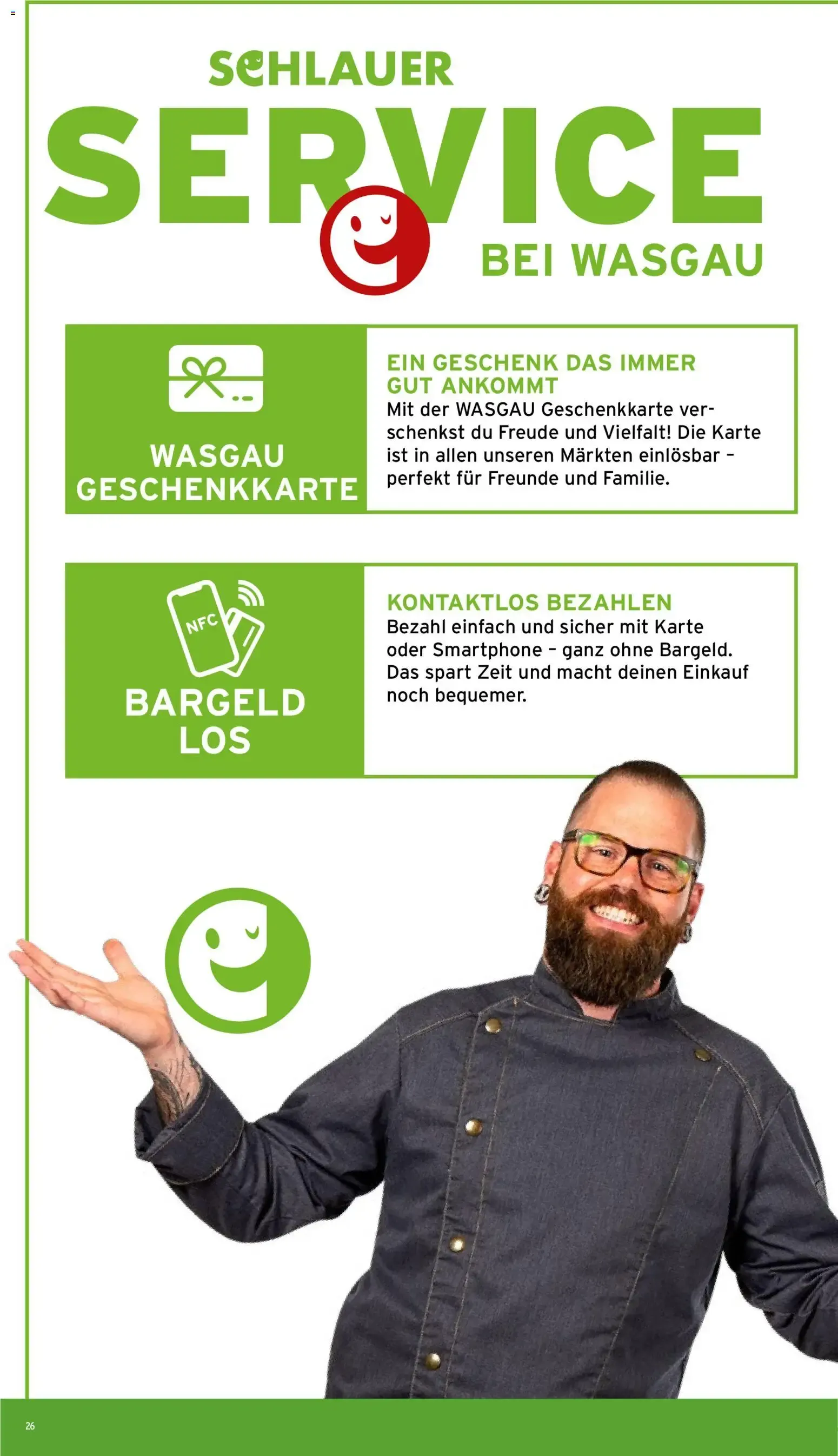 Wasgau Prospekt (ab 17.08.2026) zum Blättern von 17. August bis 22. August 2026 - Prospekt seite 26