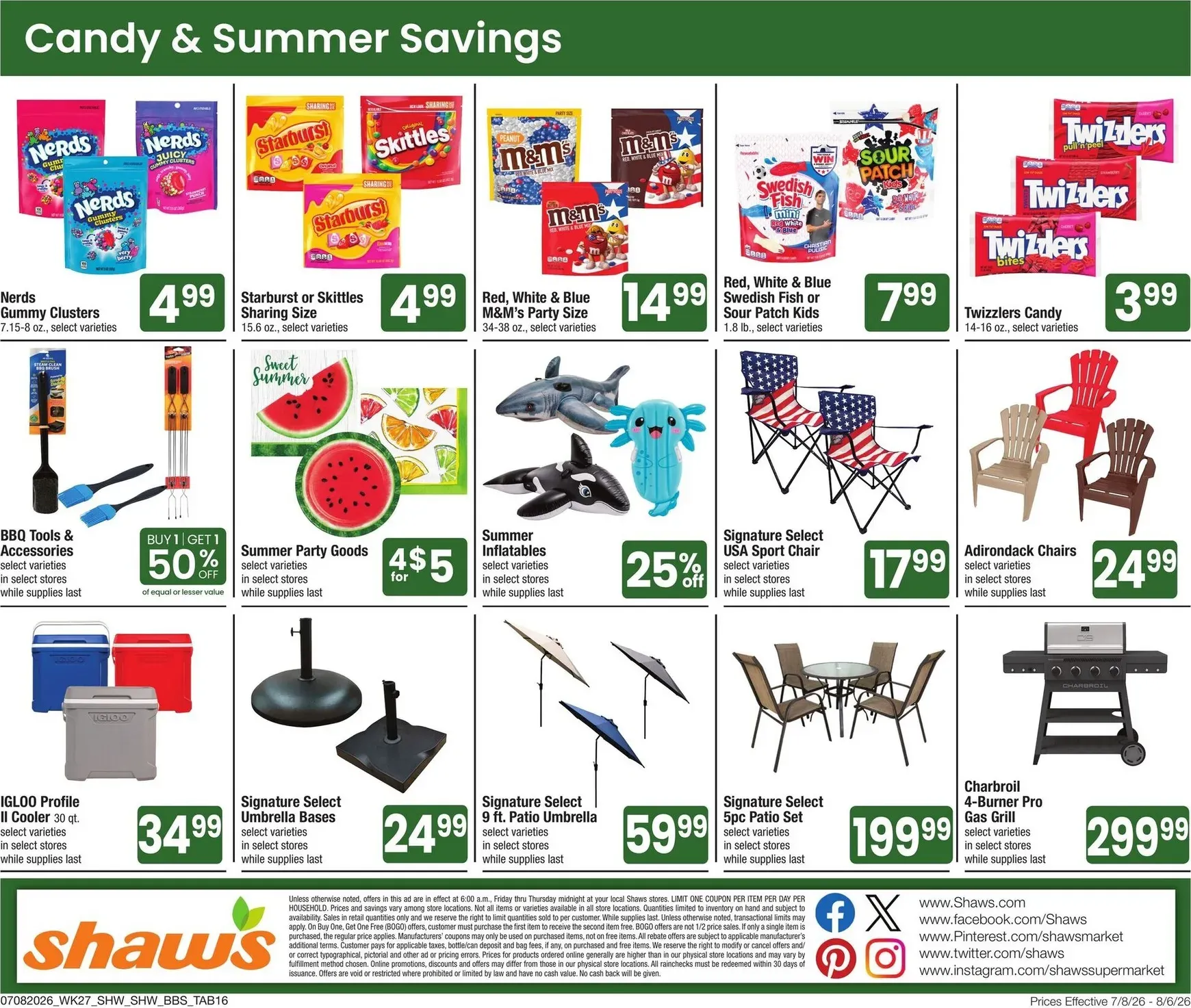 Weekly ad Current Shaw's - Big Book of Savings leaflet valid from Wednesday 07/08/2026 to Thursday 08/06/2026 from July 8 to August 6 2026 - Page 11