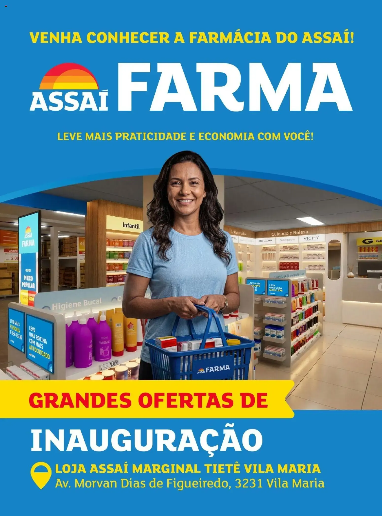 Encarte de Assaí Farma: Grandes Ofertas de Inauguración 10 de agosto até 31 de agosto 2026 - Pagina 1