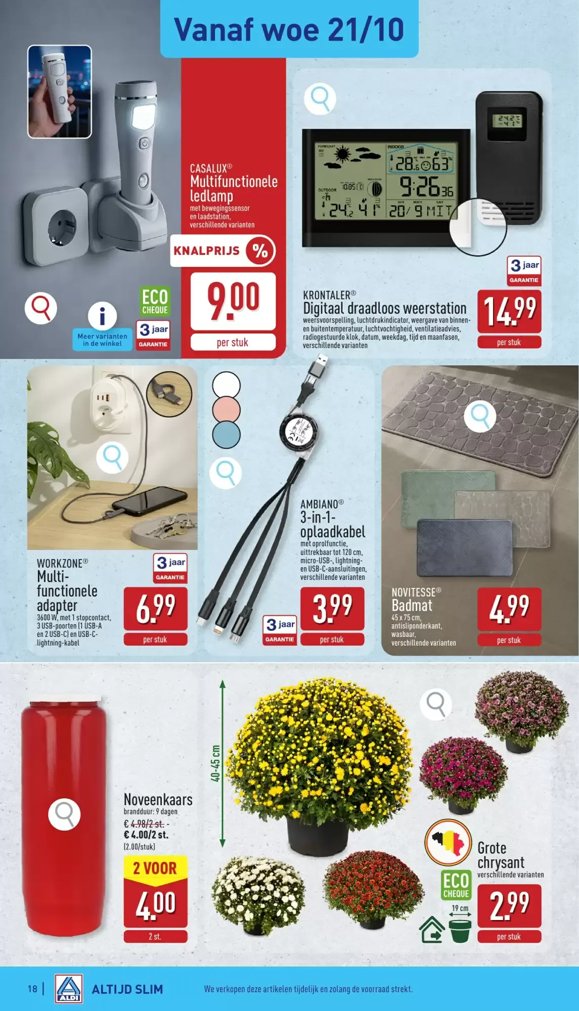 ALDI Folder van ma 19/10 t.e.m. zat 24/10 van 19 oktober tot 24 oktober 2026 - folder pagina 18