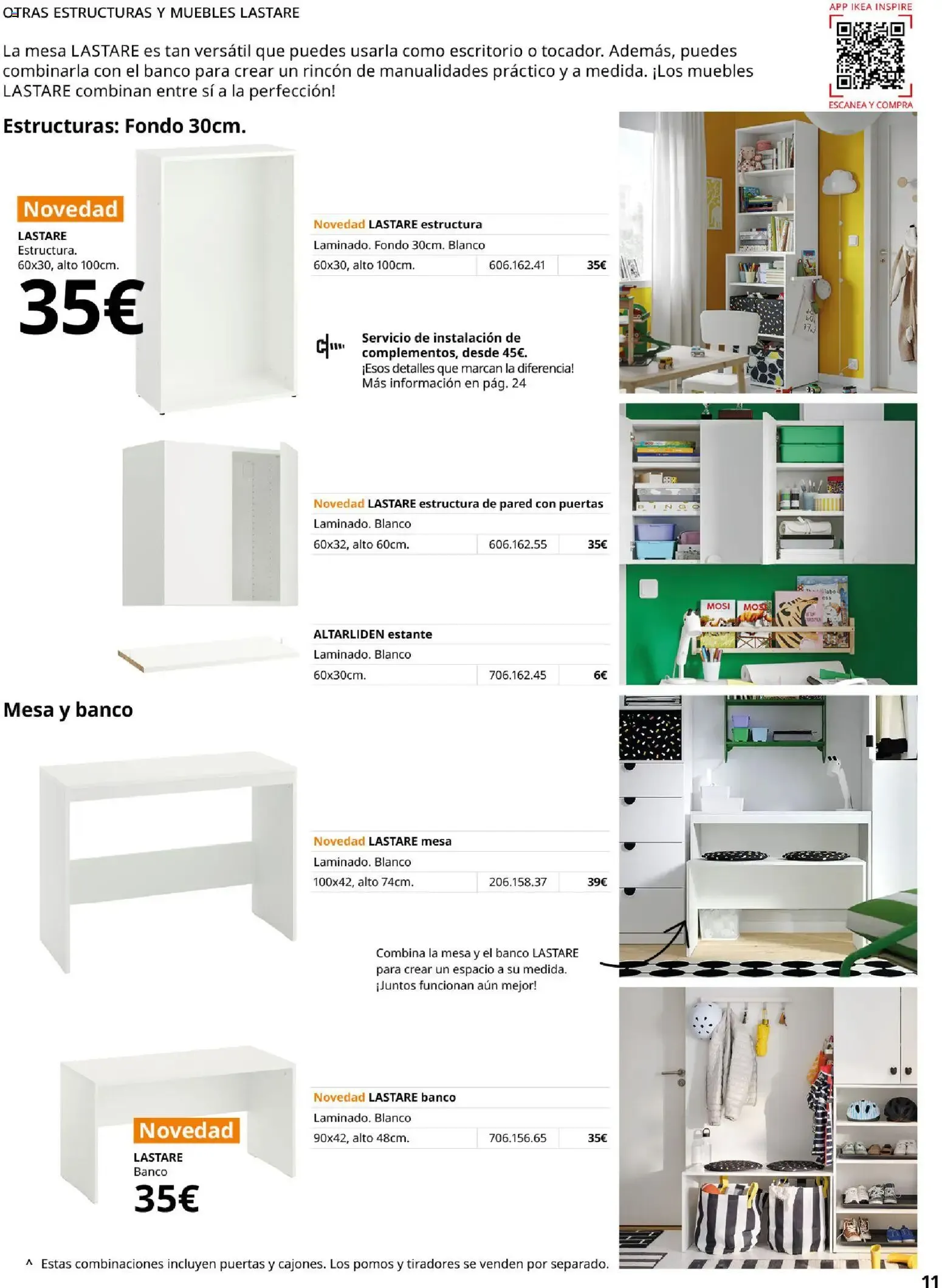 Catálogo de LASTARE Sistema modular de almacenaje 29 de junio al 31 de agosto 2026 - Página 11