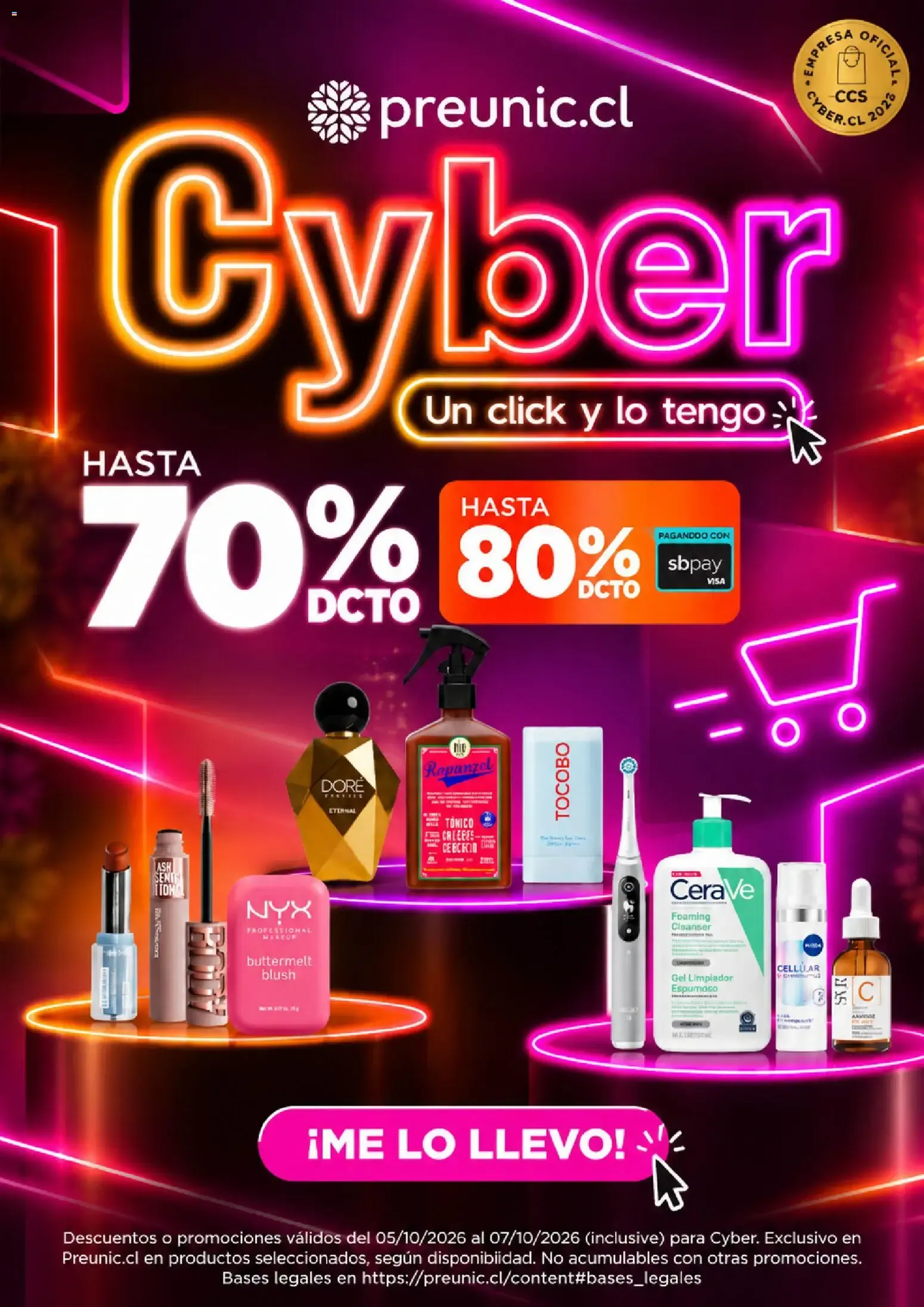 Catálogo de Preunic Cyber 5 de octubre al 7 de octubre 2026 - Página 1