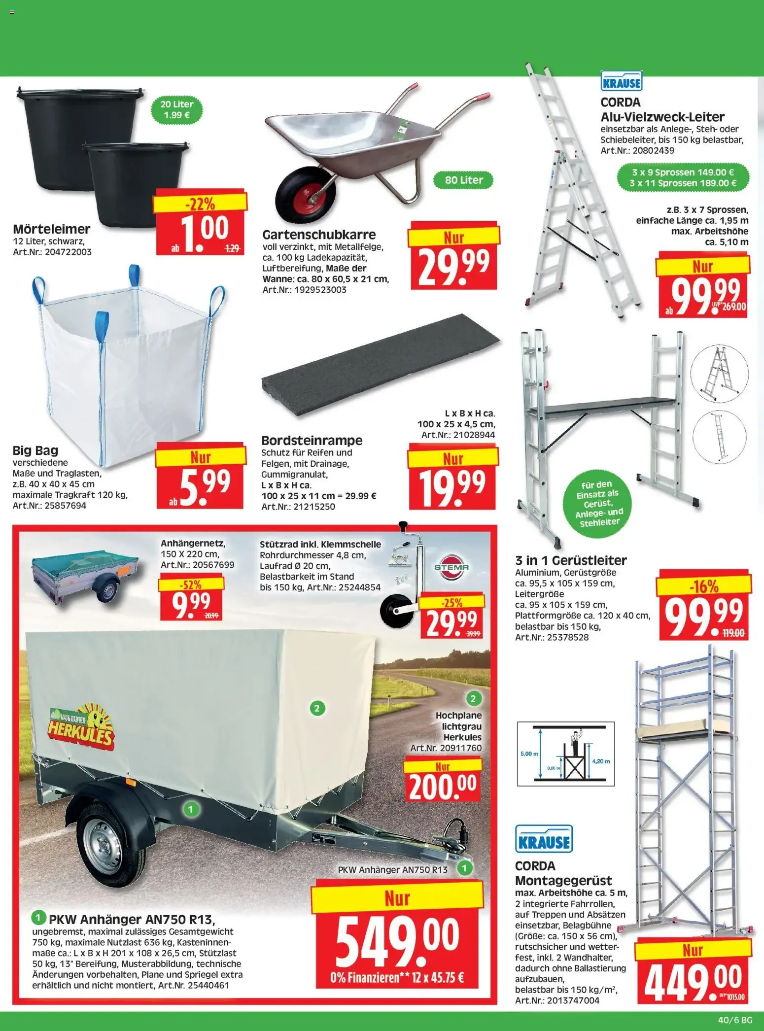 HERKULES Bau & Garten (ab 28.09.2026) zum Blättern von 28. September bis 2. Oktober 2026 - Prospekt seite 6