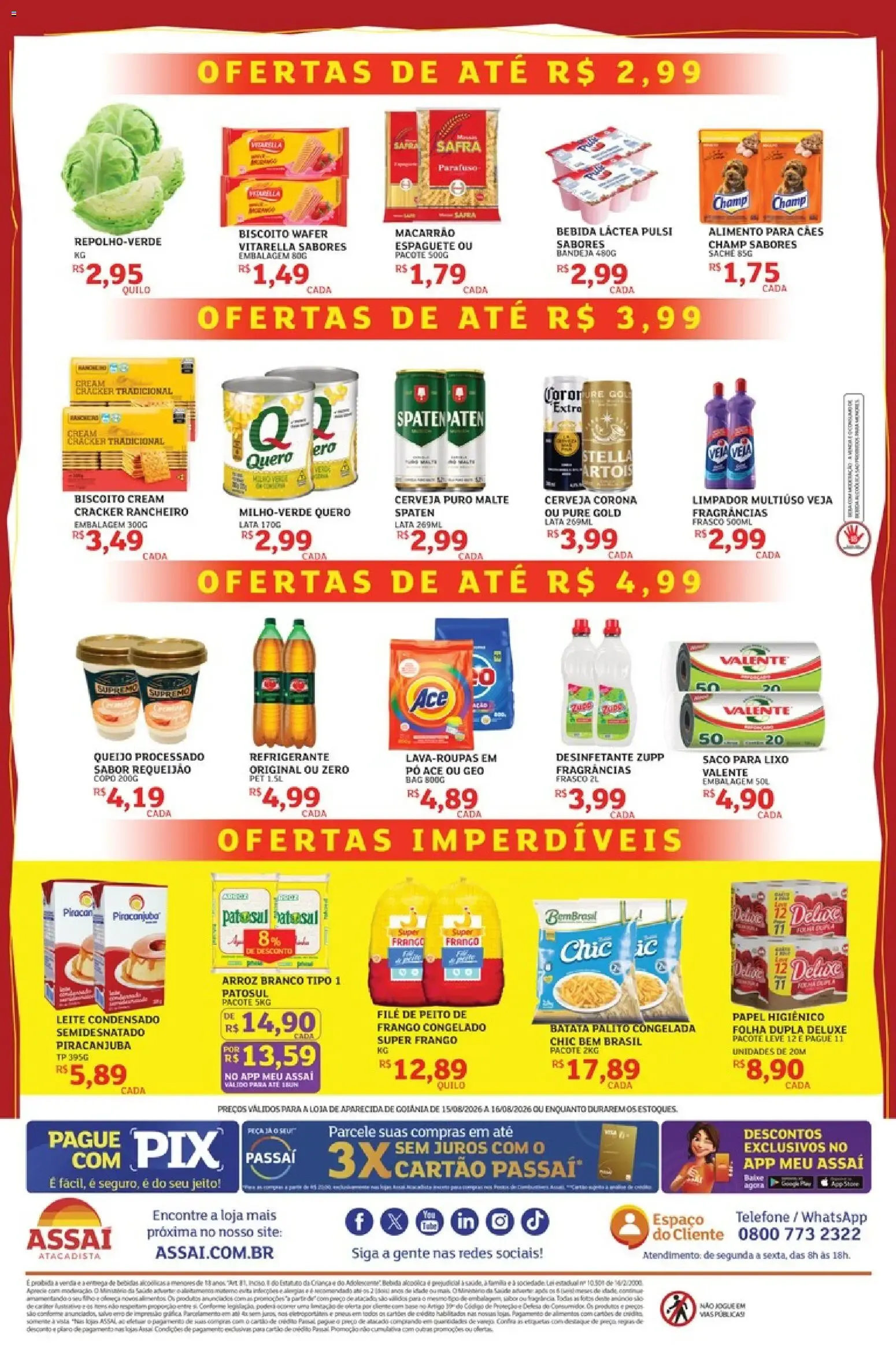 Encarte de Assaí Atacadista ofertas - GO de 15/08/2026 | Promoções Online 15 de agosto até 16 de agosto 2026 - Pagina 2
