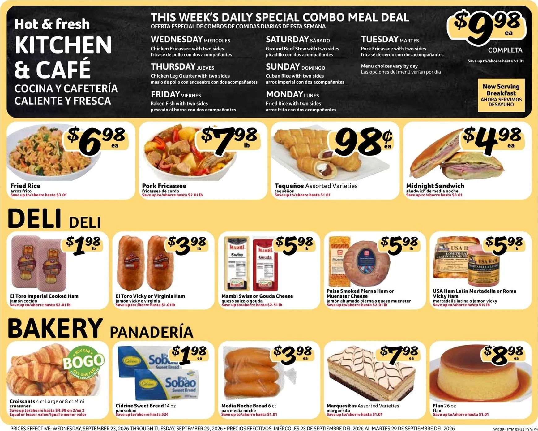 Weekly ad Current Fresco y Más leaflet valid from Wednesday 09/23/2026 to Tuesday 09/29/2026 from September 23 to September 29 2026 - Page 4