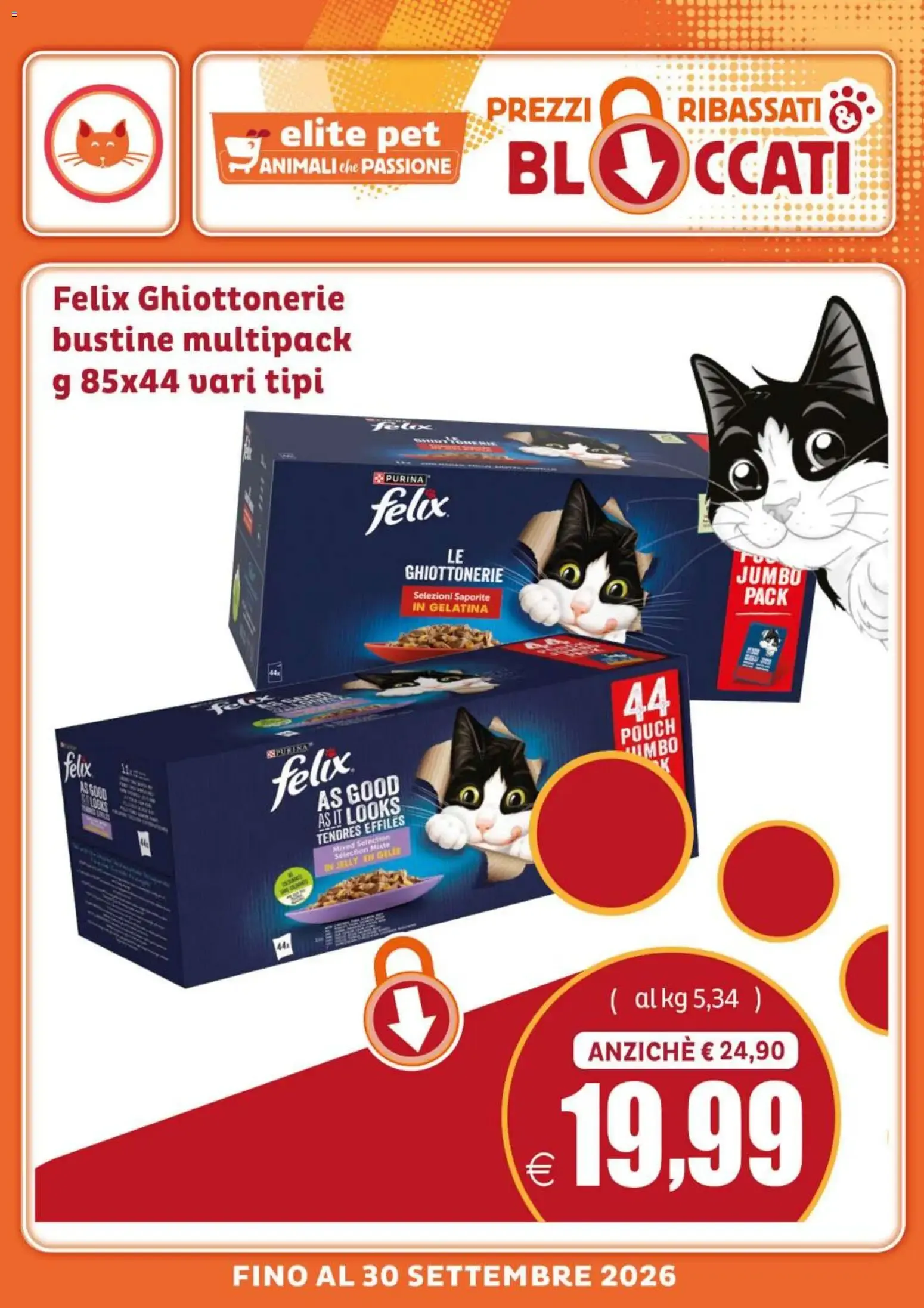 Elite Pet: Prezzi Ribassati Bloccati da 17 agosto a 30 settembre di 2026 - Pagina del volantino 12