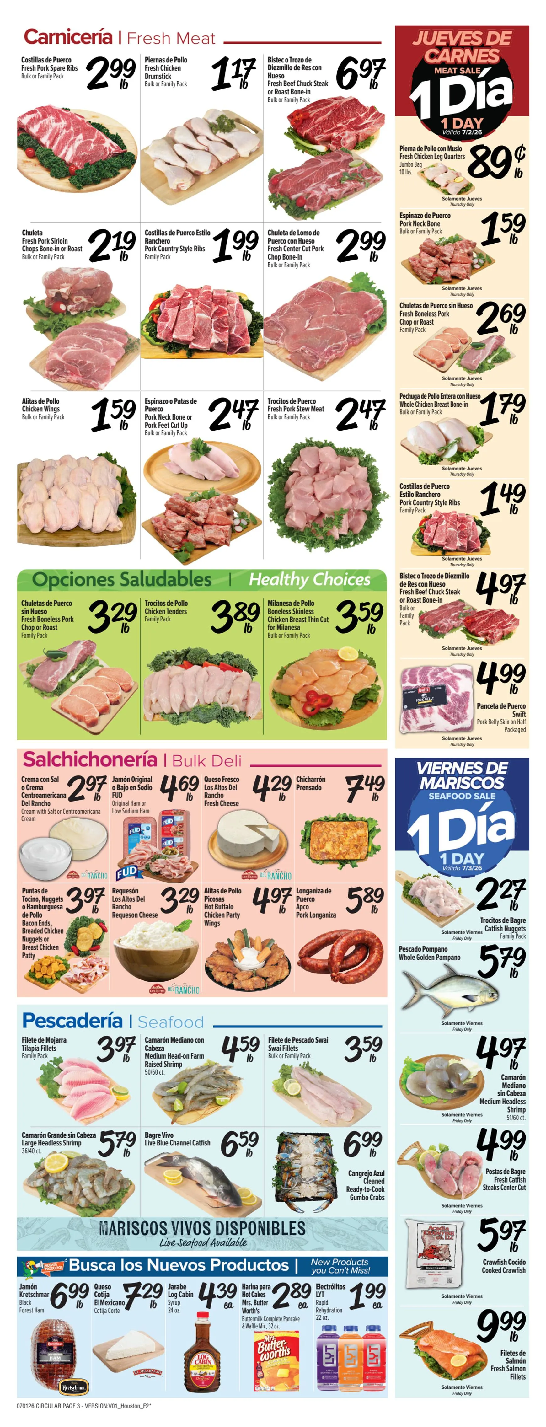 Weekly ad Current Fiesta Mart - Houston leaflet valid from Wednesday 07/01/2026 to Tuesday 07/07/2026 from July 1 to July 7 2026 - Page 3