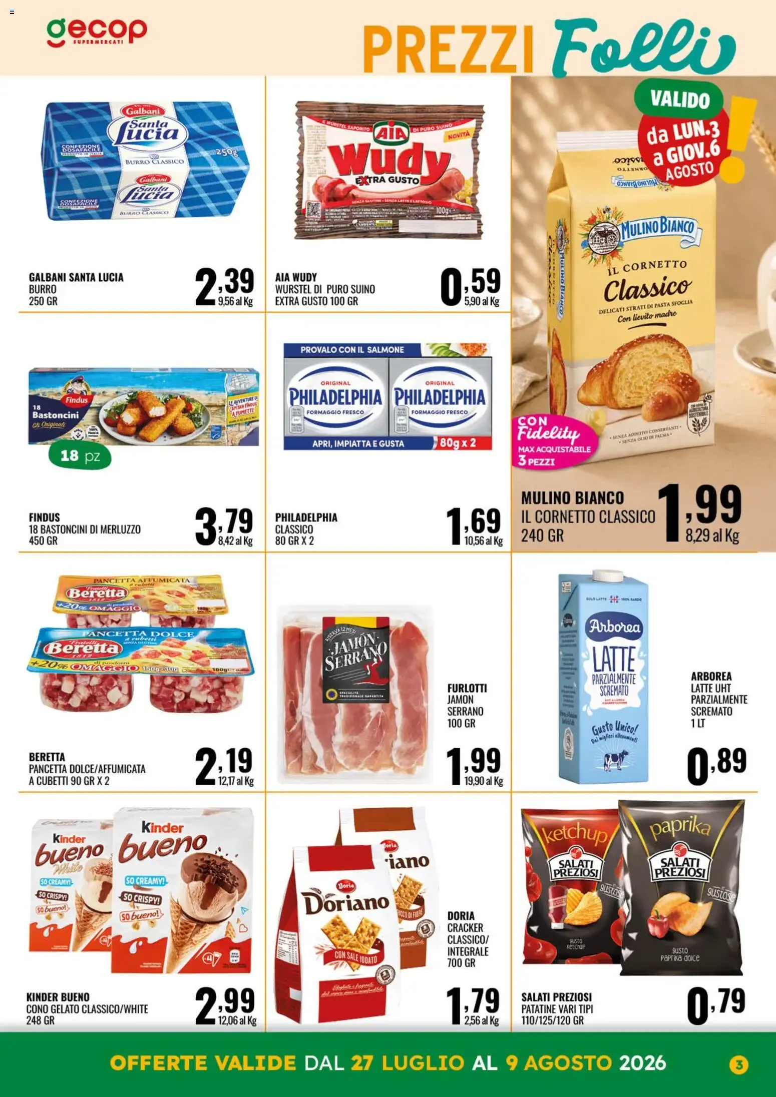 Nuovo GECOP volantino dal 27/07/2026 > offerte anteprima 🛍️ da 27 luglio a 9 agosto di 2026 - Pagina del volantino 3