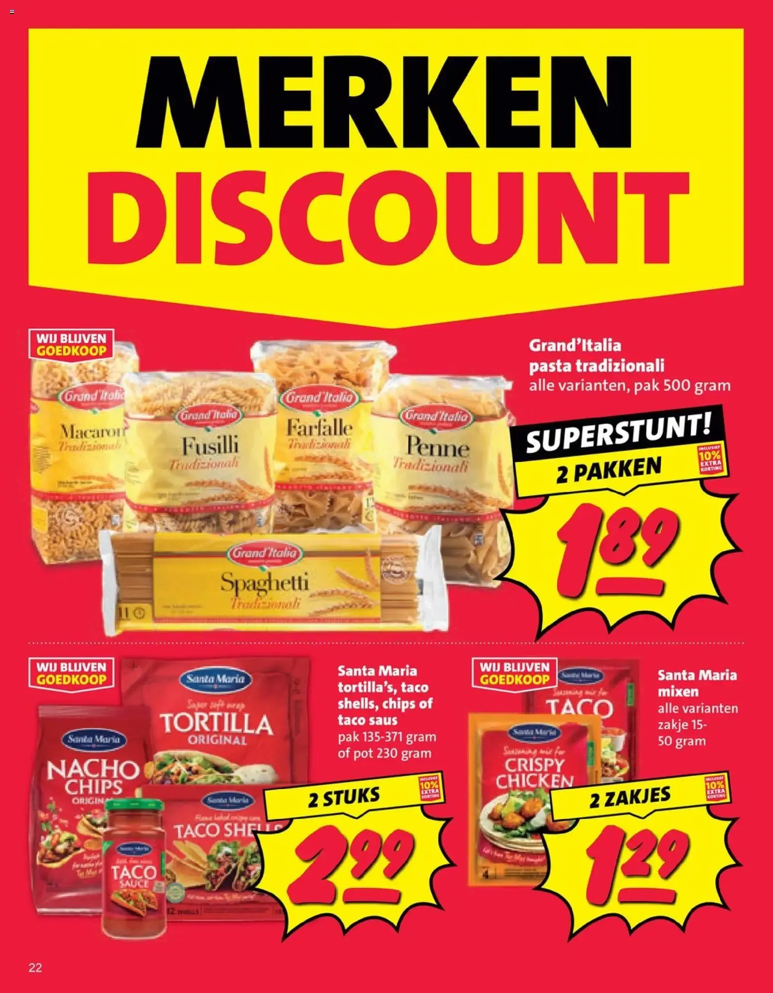 Nettorama MERKENDISCOUNT - DISCOUNT PRIJS! Budgetboodschappen nergens goedkoper! van 7 september tot 13 september 2026 - Folder pagina 22