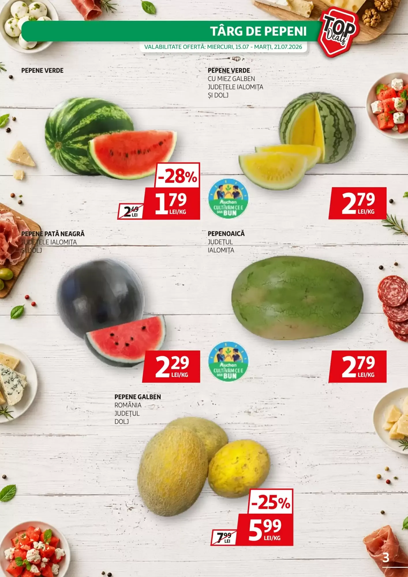 Catalog Catalog Auchan de la 15 iulie până la 28 iulie 2026 - Revista Pagina 3