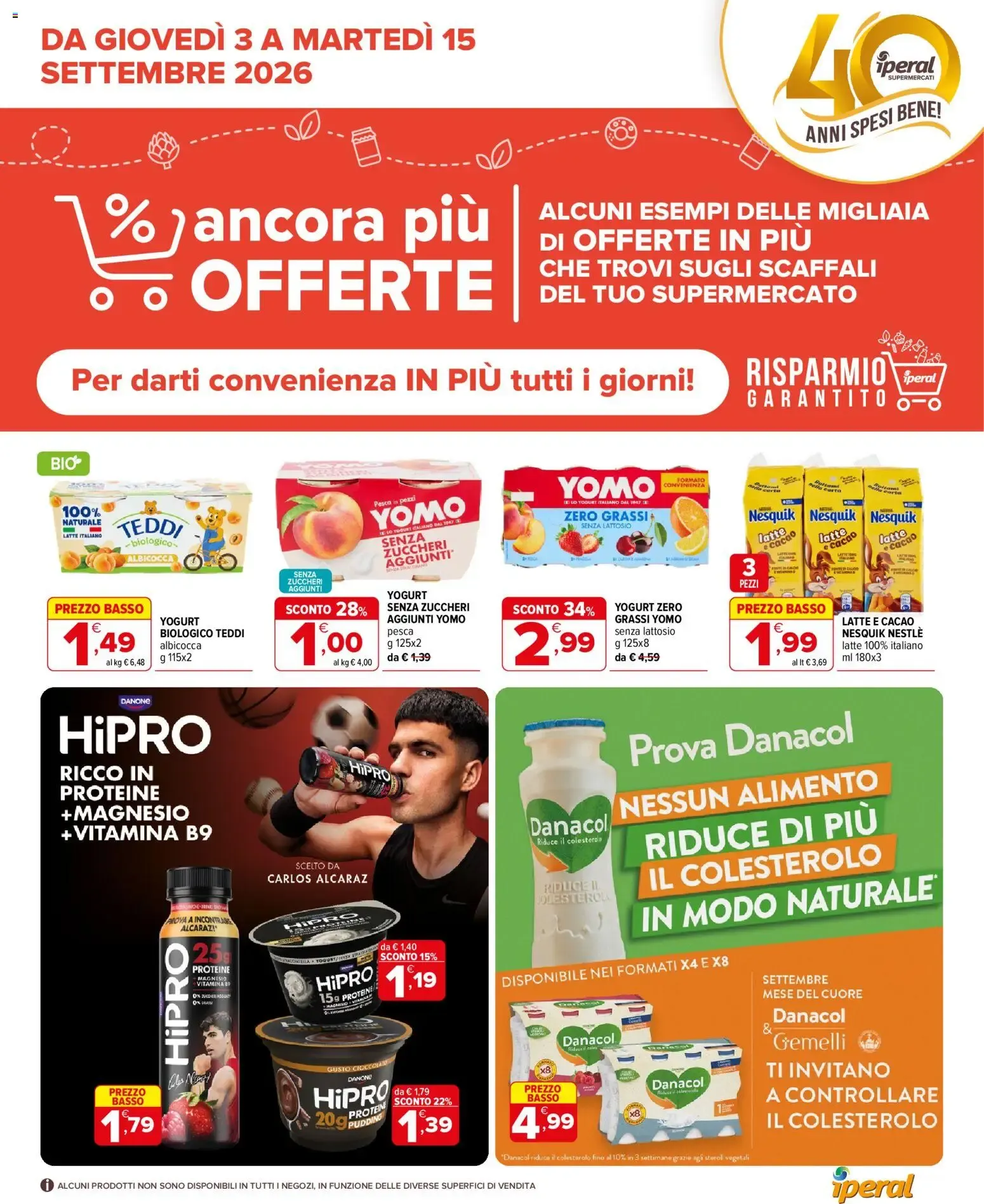 Nuovo Iperal volantino Ancora Più Offerte dal 03/09/2026 > offerte anteprima 🛍️ da 3 settembre a 15 settembre di 2026 - Pagina del volantino 1