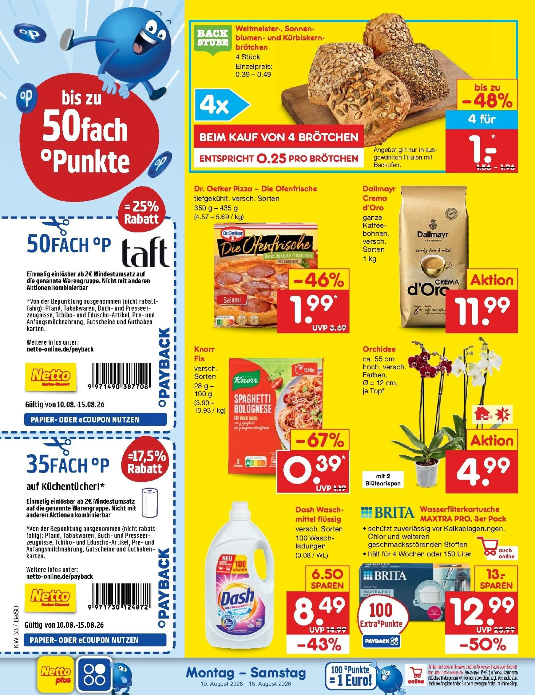 Netto Marken Discount Prospekt nächste Woche – von Montag 10.08.2026 bis Samstag 15.08.2026 von 10. August bis 15. August 2026 - Prospekt seite 2