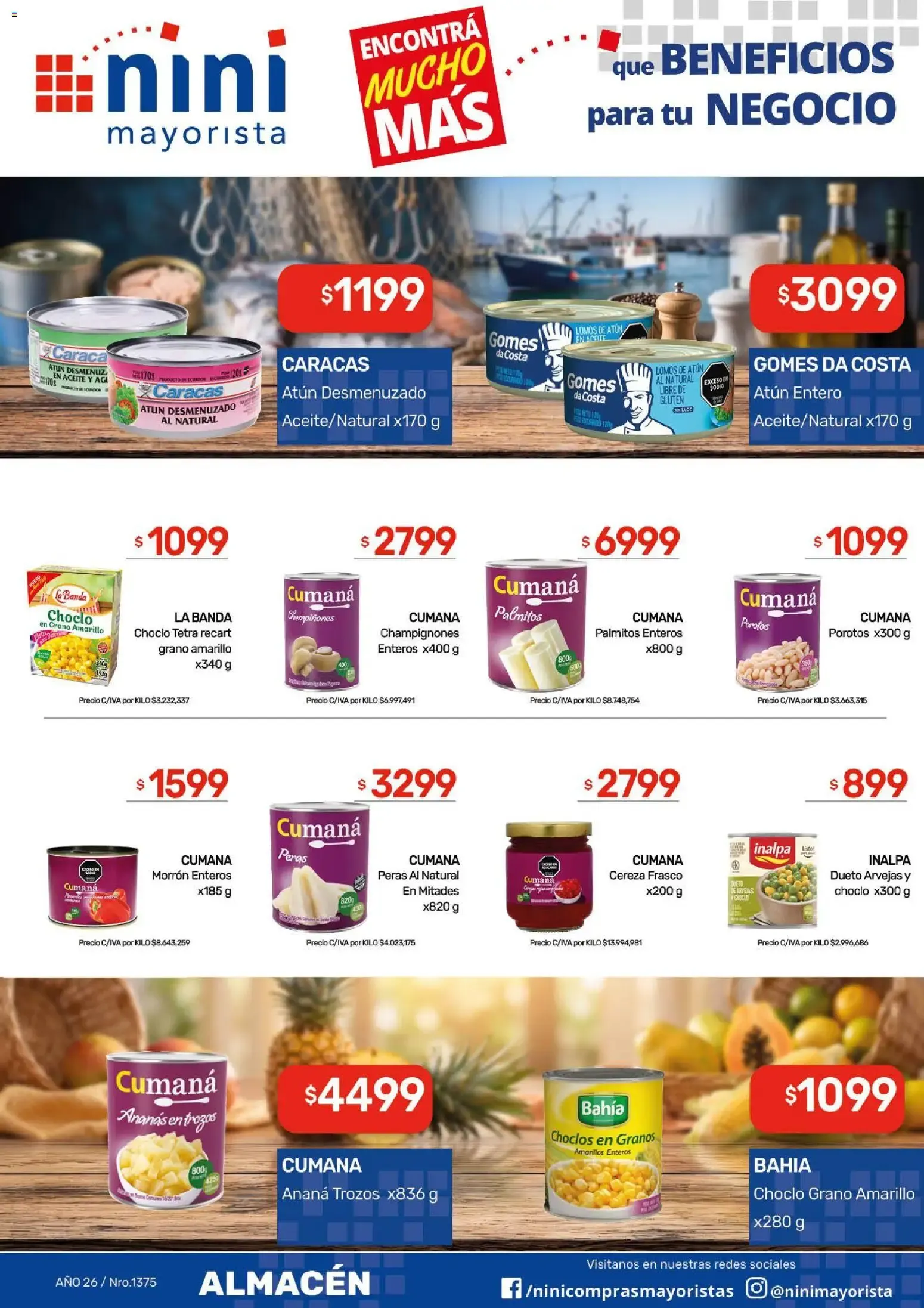 Ofertas de NINI Mayorista catálogo del 31/08/2026 - 06/09/2026 31 de agosto al 6 de septiembre 2026 - Página 27 del catálogo