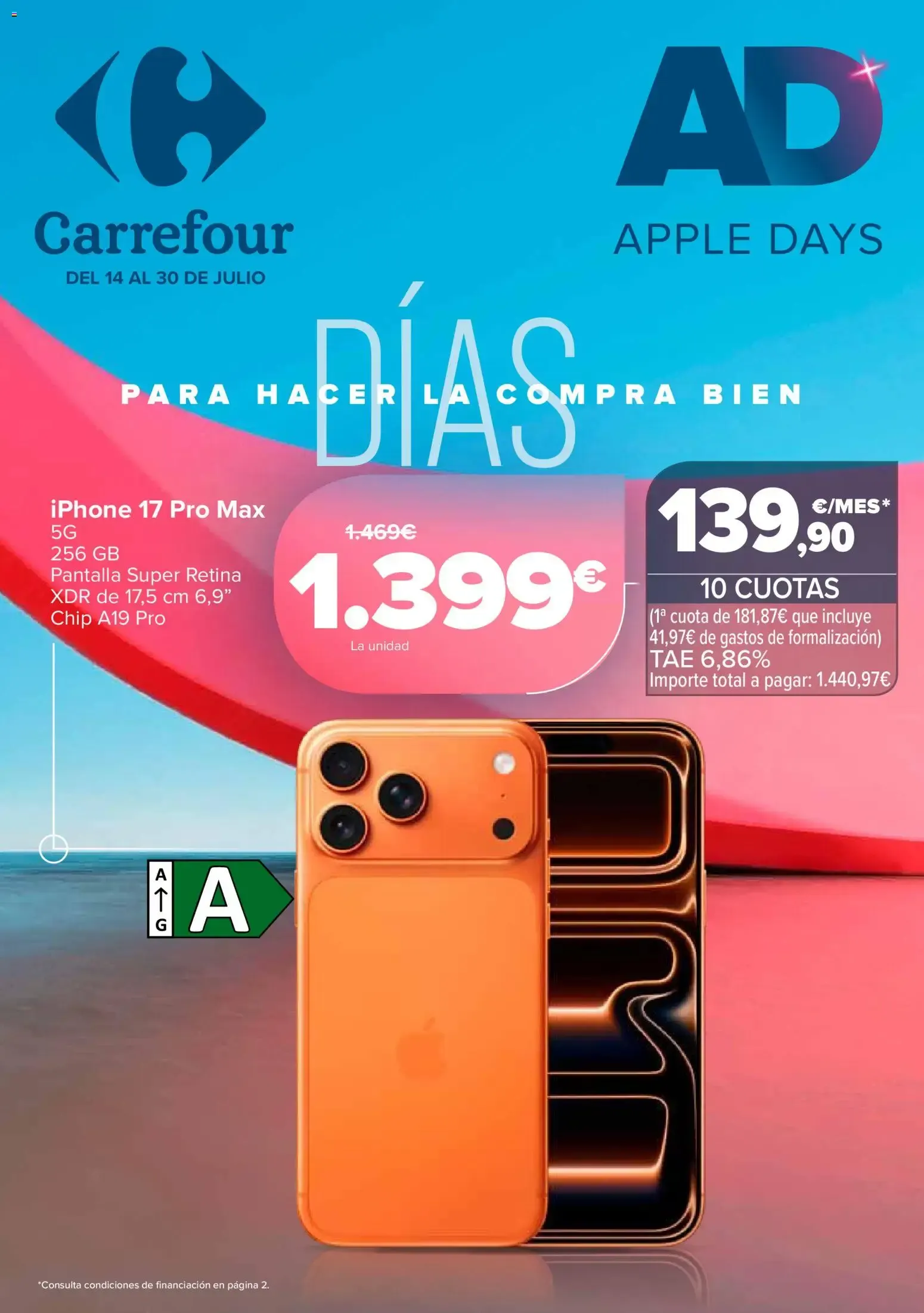 Catálogo de Carrefour Apple Days del 14/07/2026 | Catálogo 14 de julio al 30 de julio 2026 - Página 1