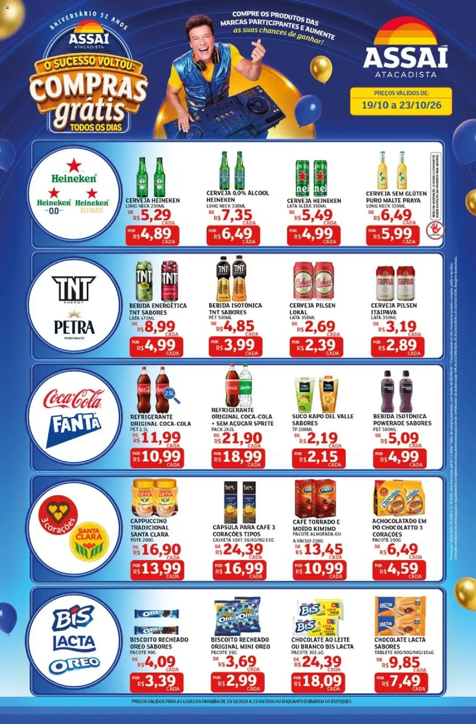 Encarte de Assaí Atacadista ofertas - PB de 19/10/2026 | Promoções Online 19 de outubro até 23 de outubro 2026 - Pagina 1