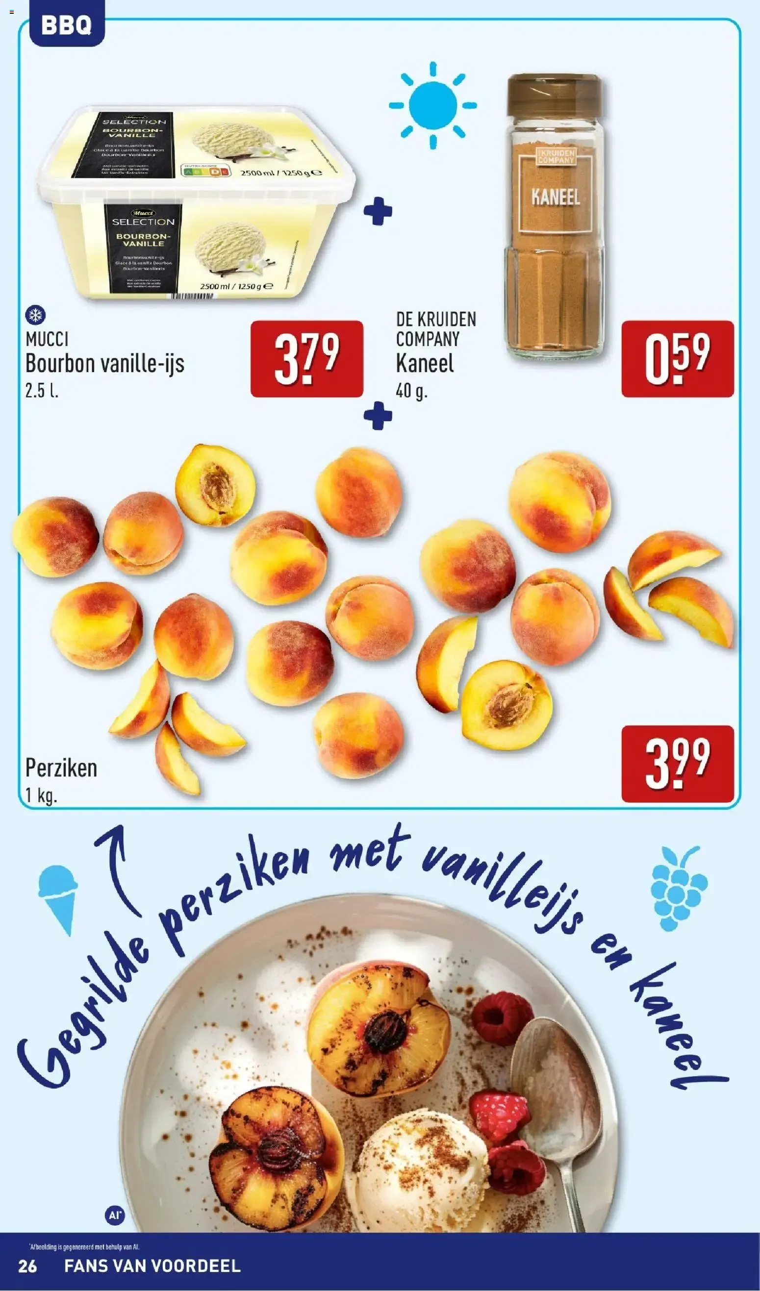 Aldi: Zo Goedkoop, dat gaan we vieren! Inspiración de verano para la BBQ van 10 augustus tot 16 augustus 2026 - Folder pagina 26