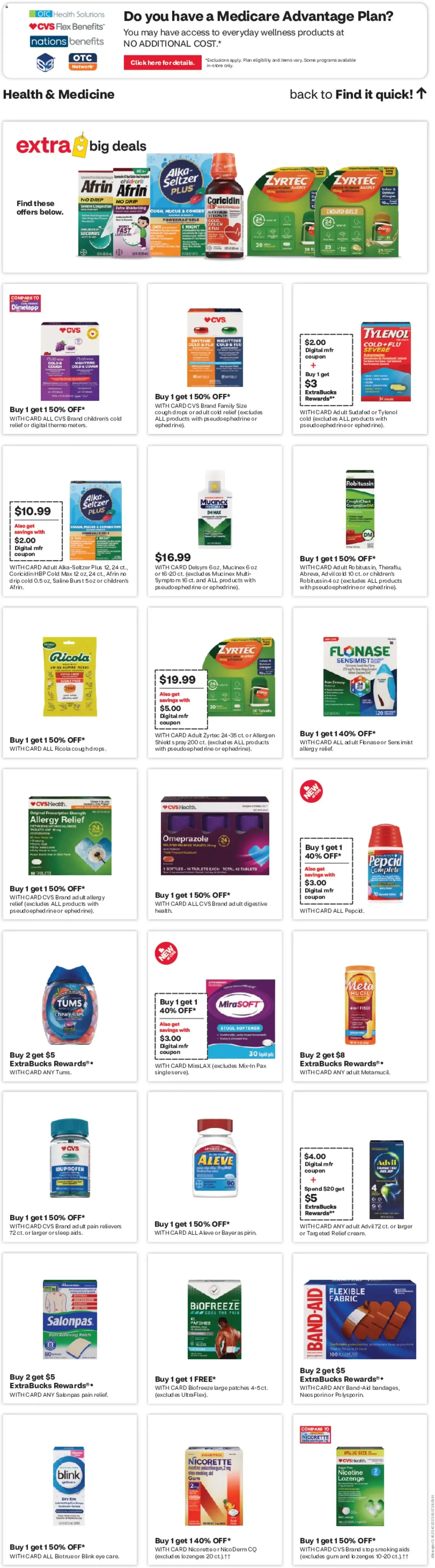 Weekly ad CVS Weekly Ad from 10/11/2026 - Flyer, Circular this week from October 11 to October 17 2026 - Page 7