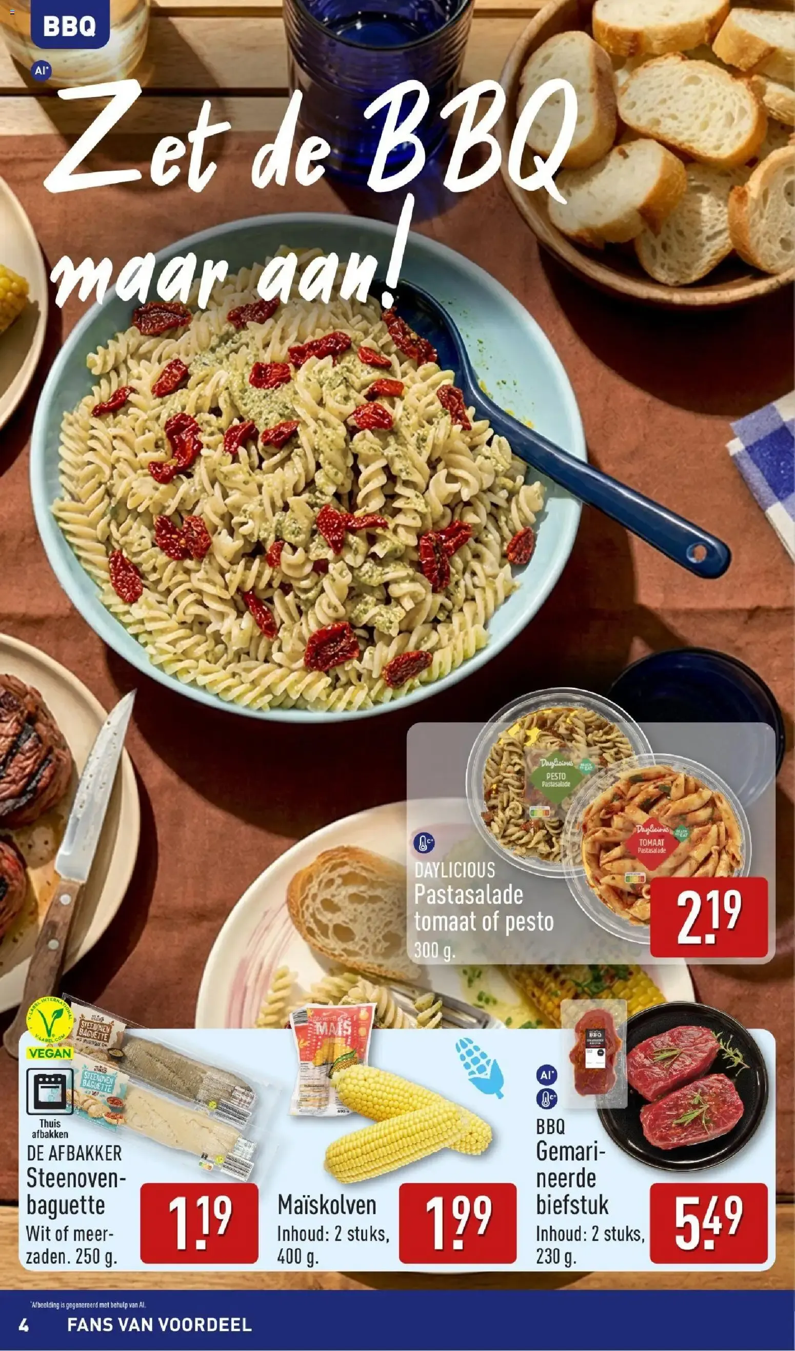 Aldi: ¡Qué Barato, Vamos a Celebrar! Boordevol Zomerse Inspiratie para BBQ van 3 augustus tot 9 augustus 2026 - Folder pagina 4