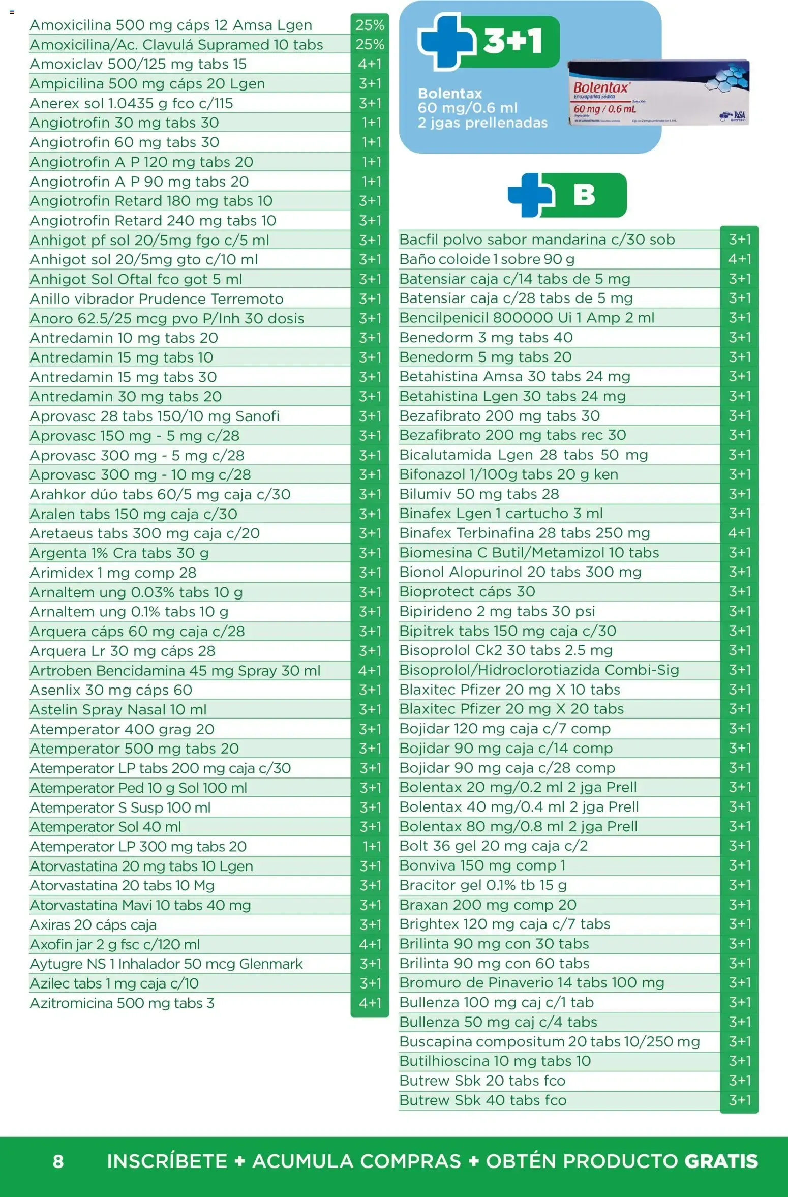Catálogo de Chedraui folleto Plan de farmacia (01/07/2026 - 30/09/2026) - catálogo en línea 1 de julio al 30 de septiembre 2026 - Pagina 8