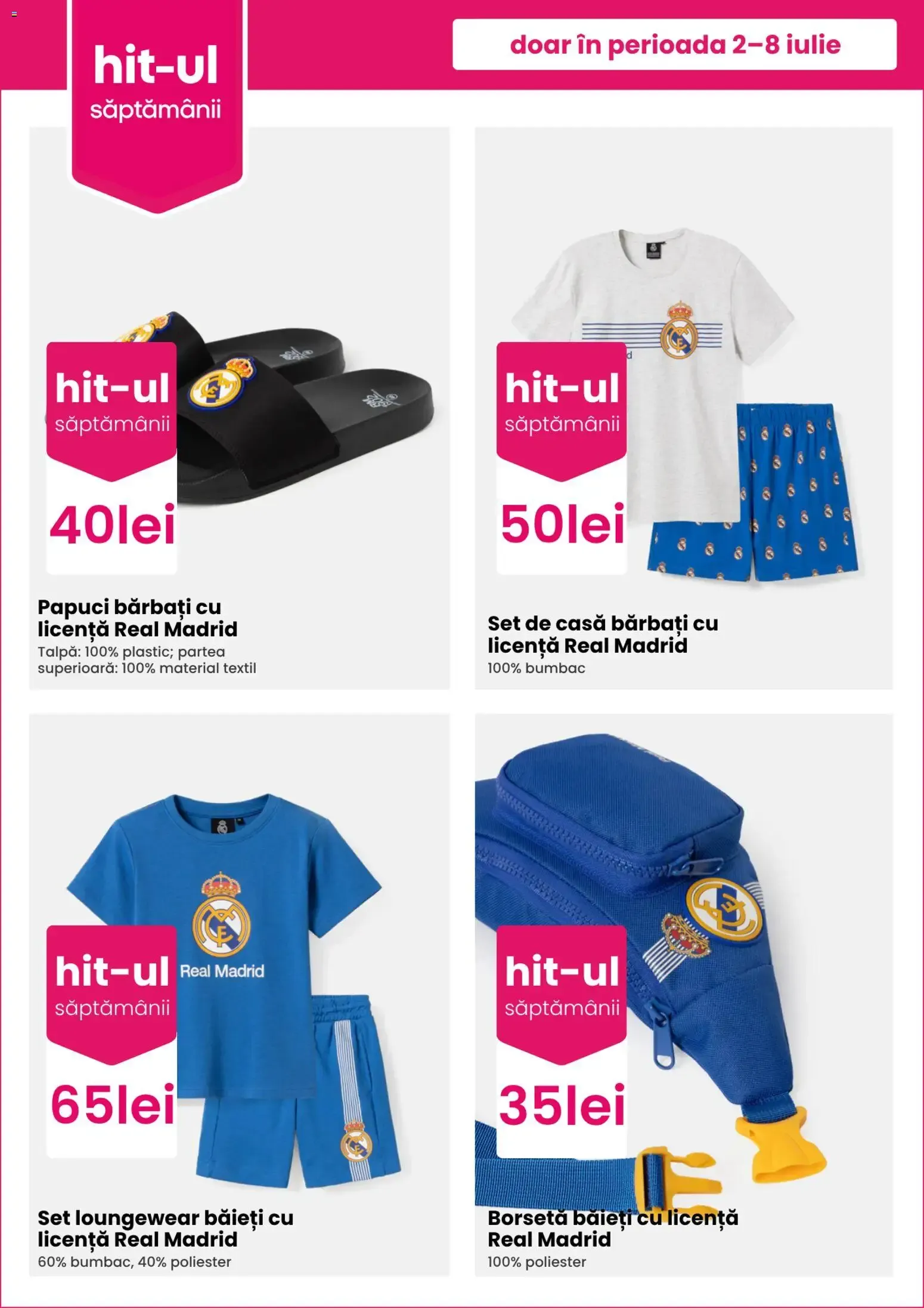 Catalog PEPCO - Colecţia Real Madrid de la 2 iulie până la 8 iulie 2026 - Revista Pagina 2