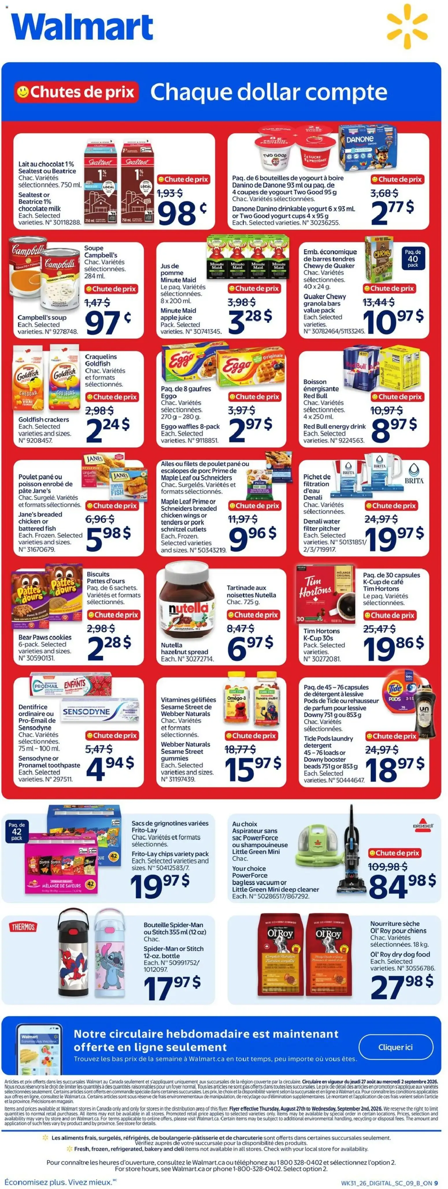 Walmart: Économisez plus. Vivez mieux. y La rentrée des classes. from August 27 to September 2 2026 - flyer page 2