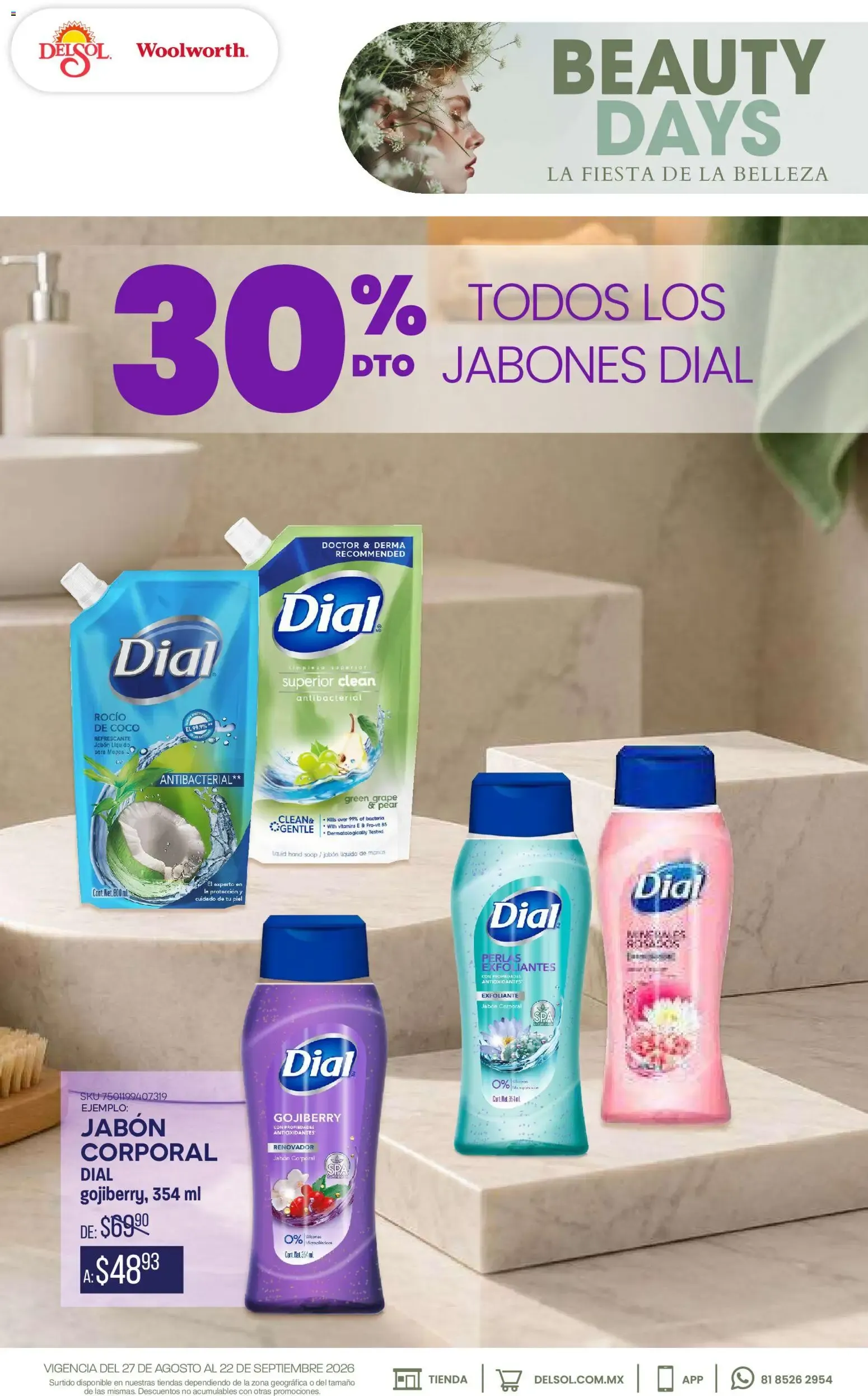 Catálogo de Del Sol y Woolworth katalog Beauty Days (27/08/2026 - 22/09/2026) - catálogo en línea 27 de agosto al 22 de septiembre 2026 - Pagina 3