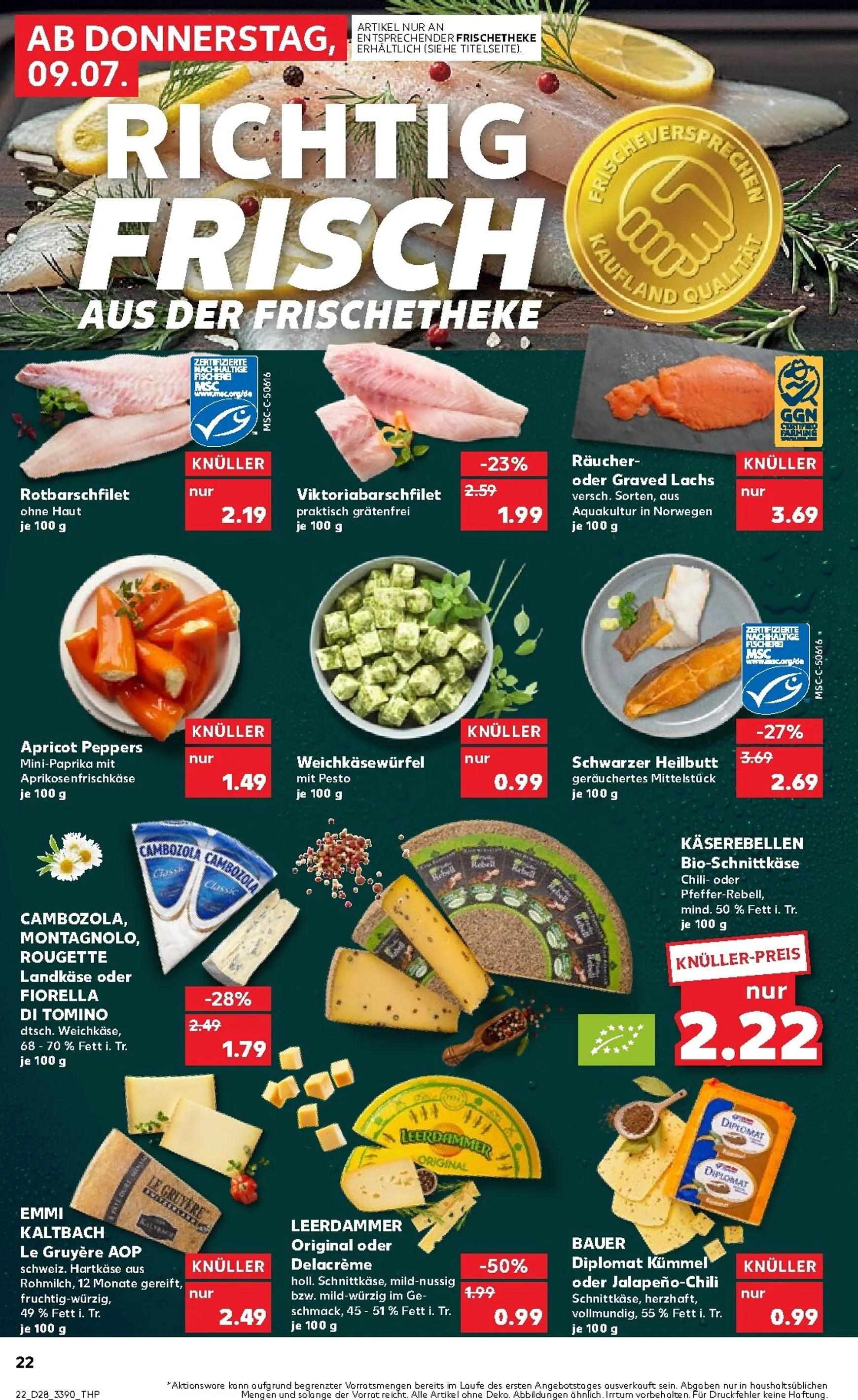 Kaufland Prospekt nächste Woche – von Donnerstag 09.07.2026 bis Mittwoch 15.07.2026 von 9. Juli bis 15. Juli 2026 - Prospekt seite 22