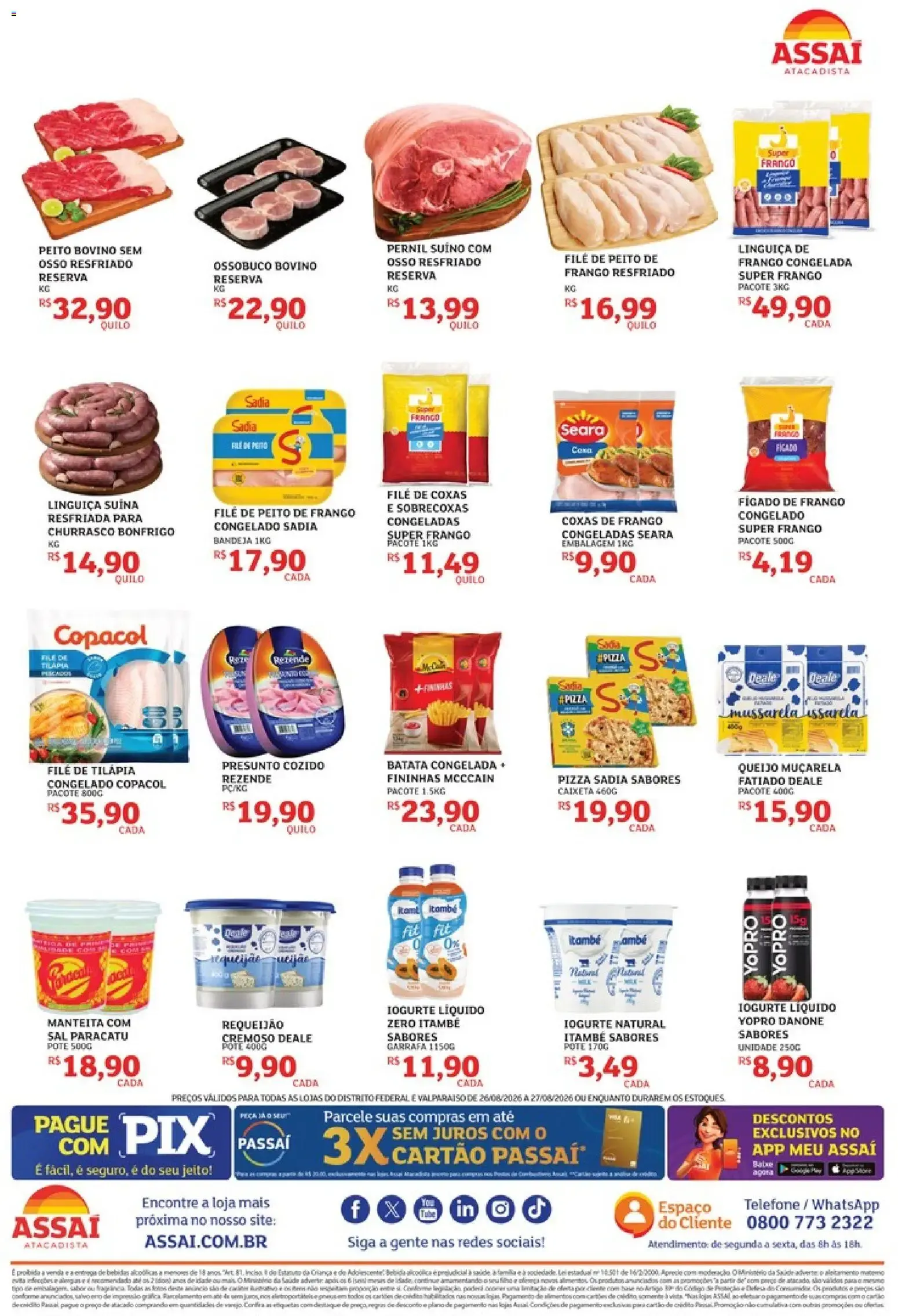 Encarte de Assaí Atacadista ofertas - DF de 26/08/2026 | Promoções Online 26 de agosto até 27 de agosto 2026 - Pagina 2