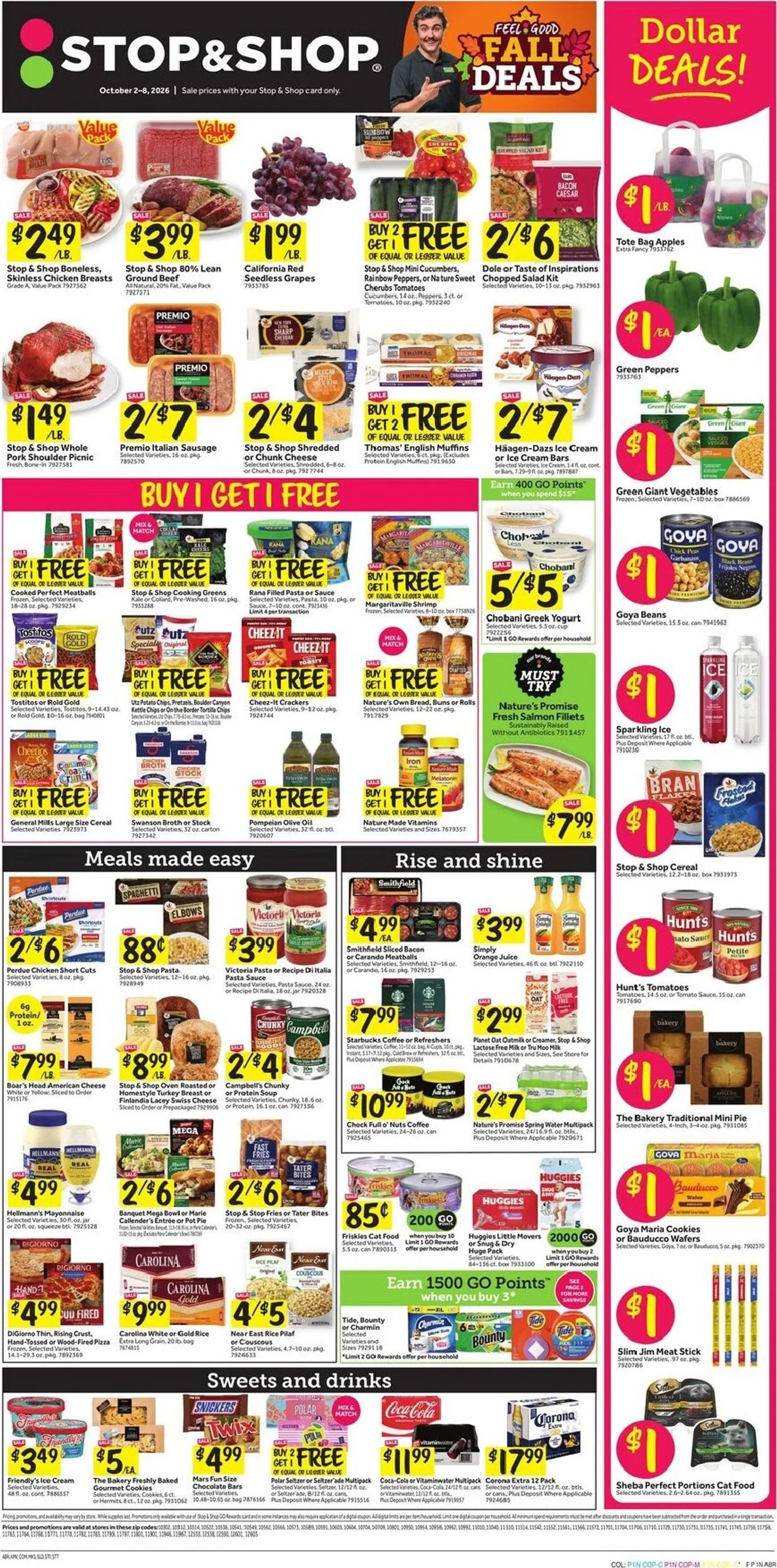 Current Stop and Shop leaflet valid from Friday 10/02/2026 to Thursday 10/08/2026